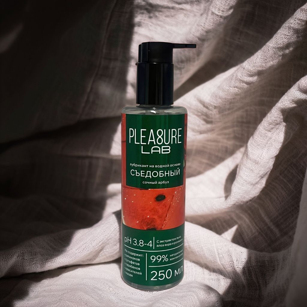 Лубрикант на водной основе Pleasure Lab с ароматом арбуза - 250 мл. 3