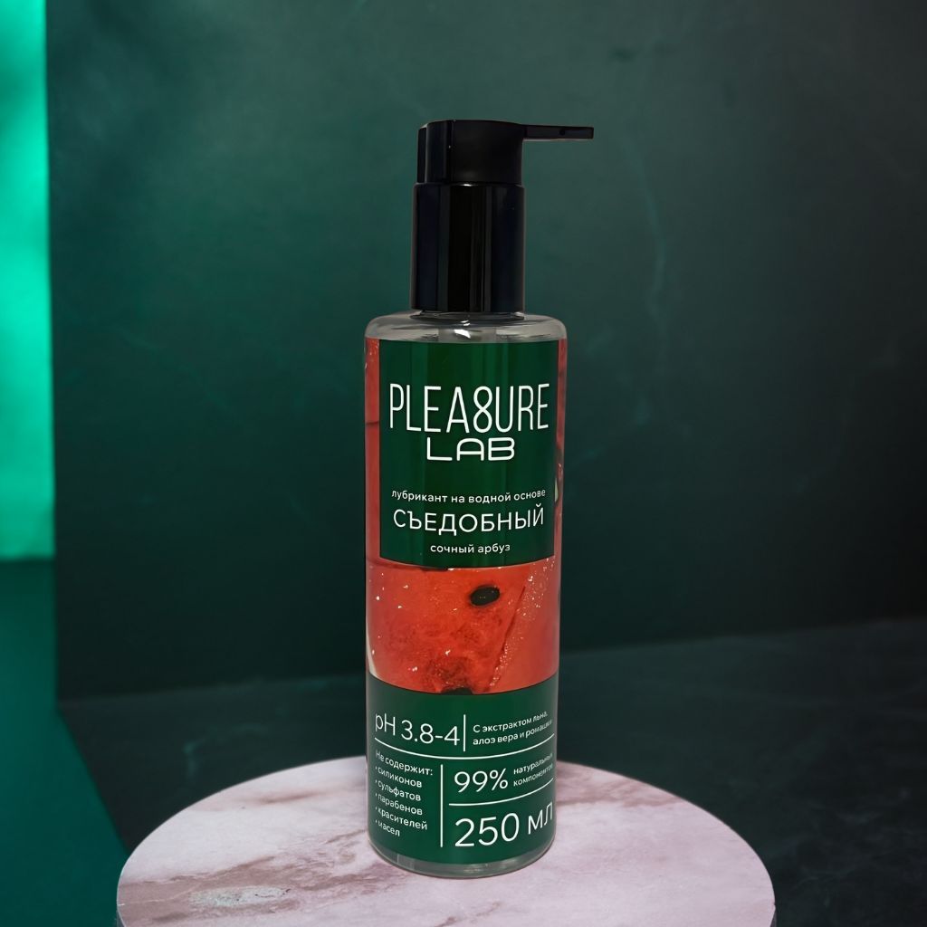 Лубрикант на водной основе Pleasure Lab с ароматом арбуза - 250 мл. 4