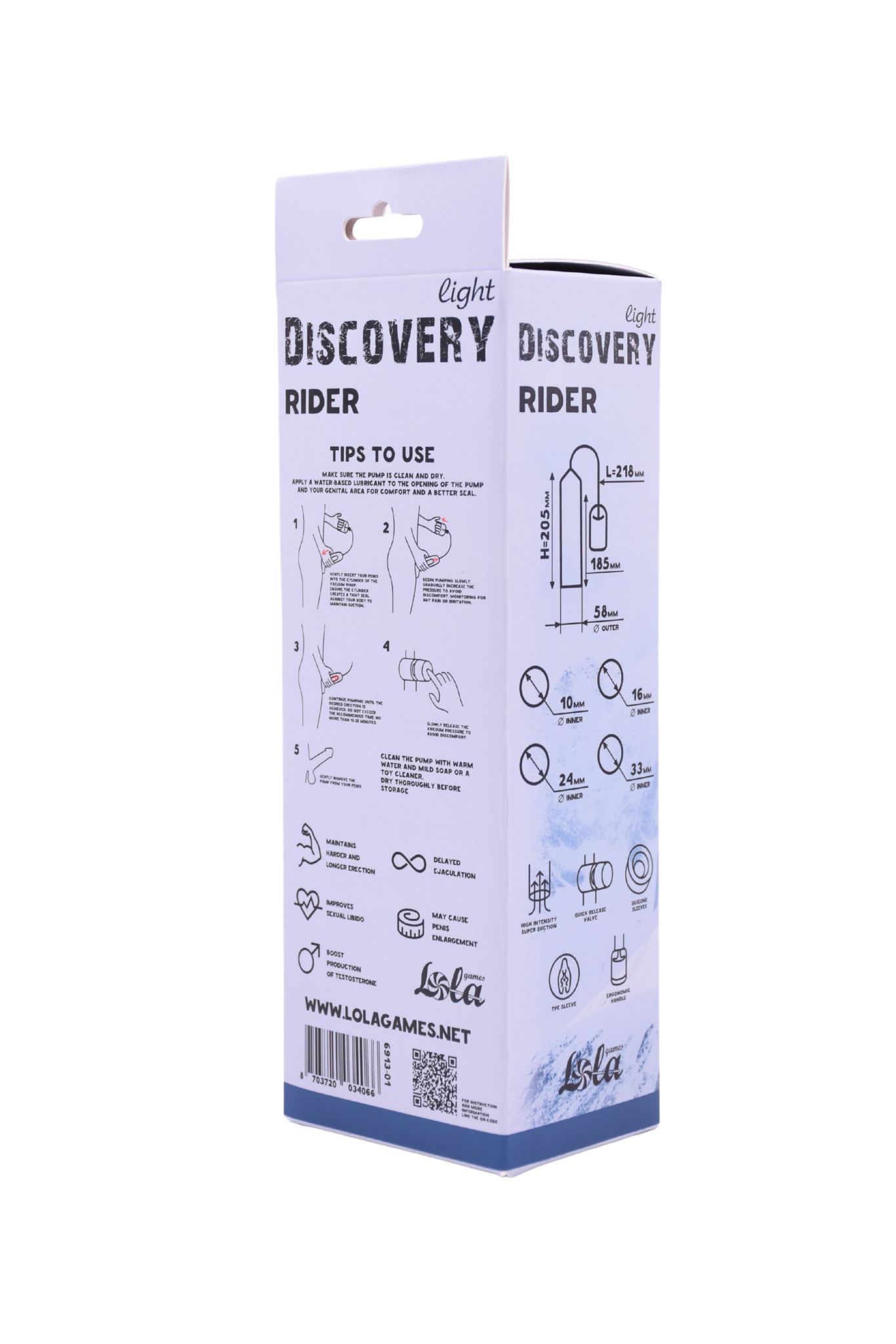 Вакуумная помпа со сменными насадками Rider 3