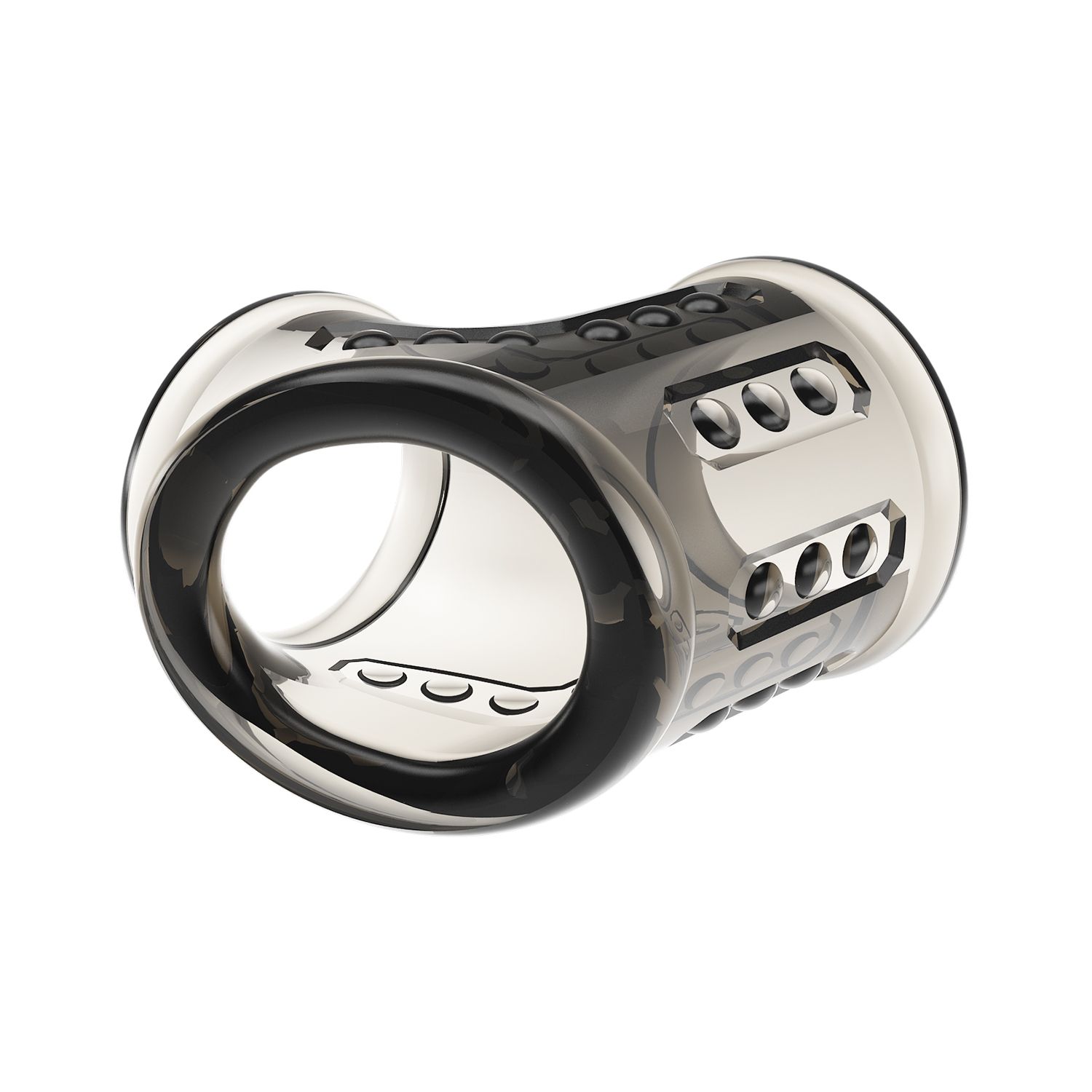 Дымчатая насадка на пенис и мошонку 6