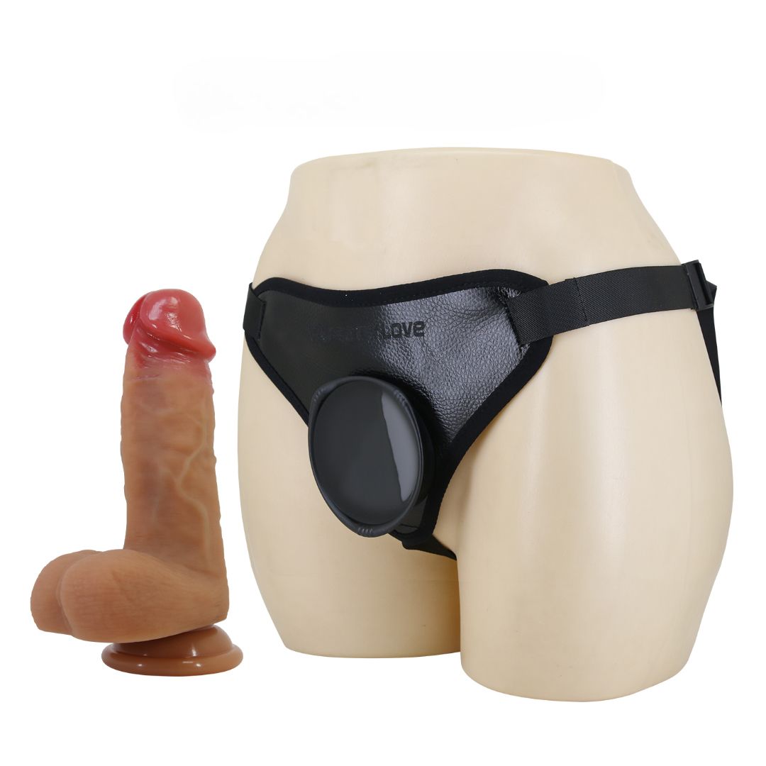 Страпон с универсальным поясом Fogg - 17,5 см. 1