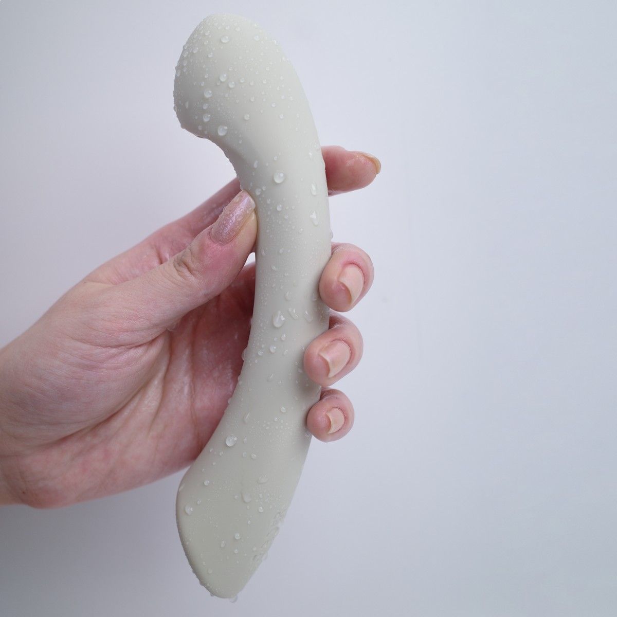 Серый вибростимулятор точки G Mirage - 17,8 см. 3