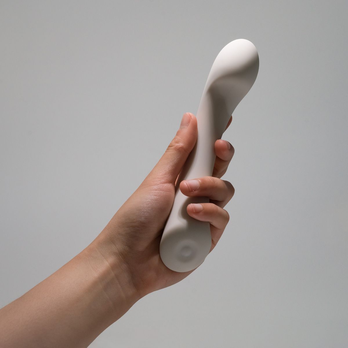 Серый вибростимулятор точки G Mirage - 17,8 см. 5