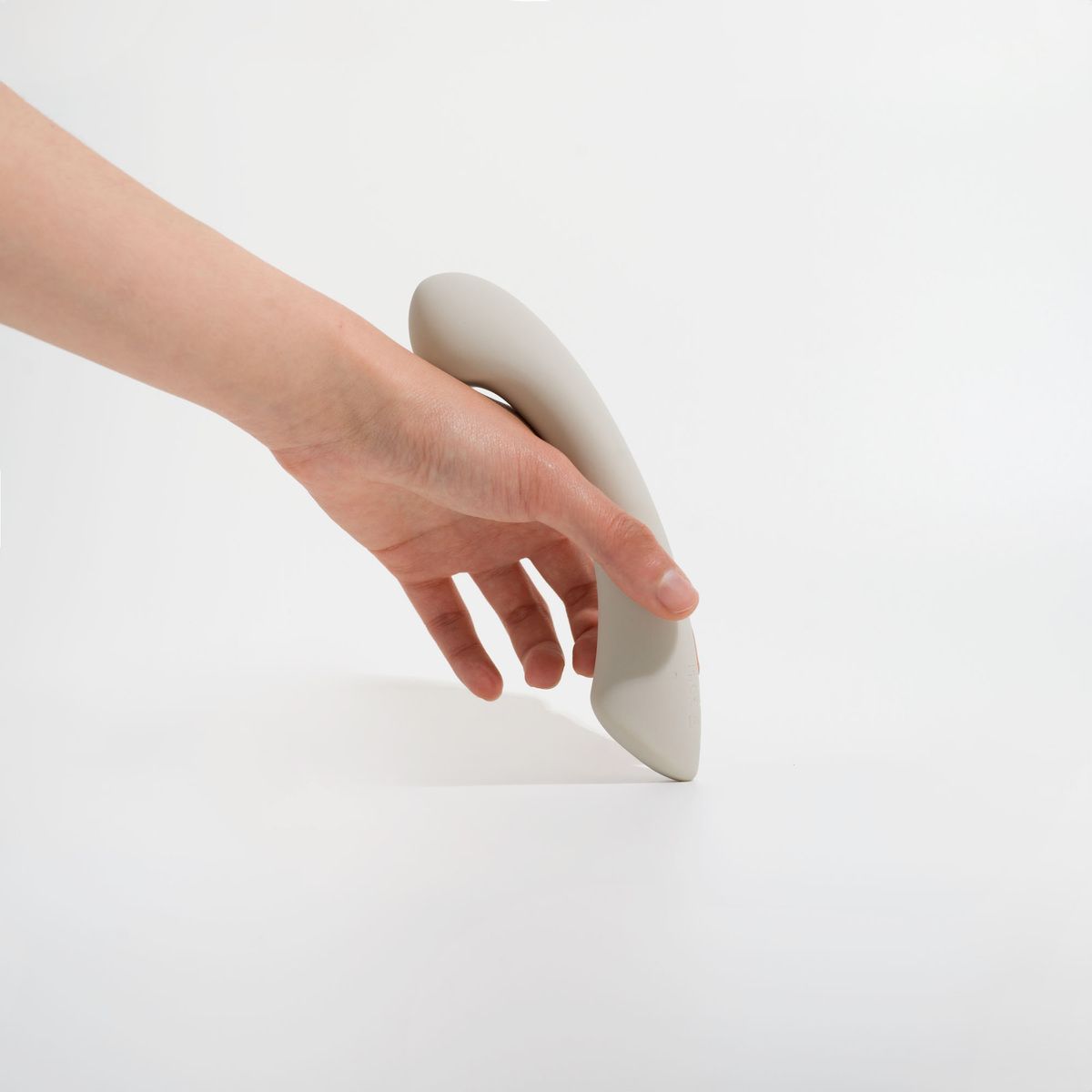 Серый вибростимулятор точки G Mirage - 17,8 см. 6