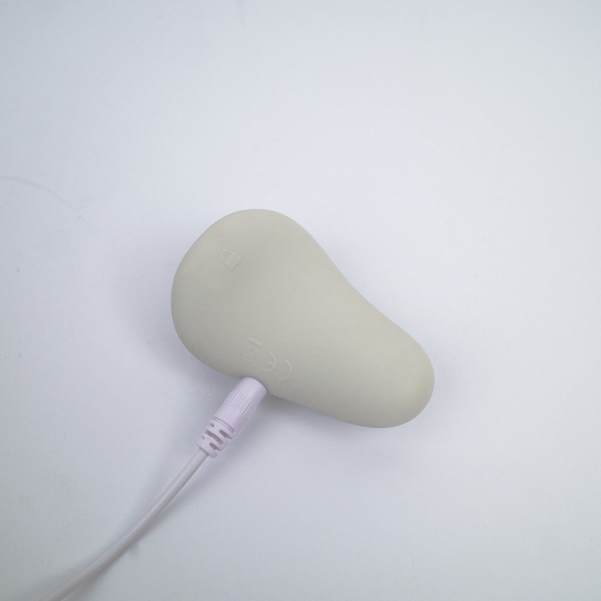 Серый вибромассажёр Opal 5