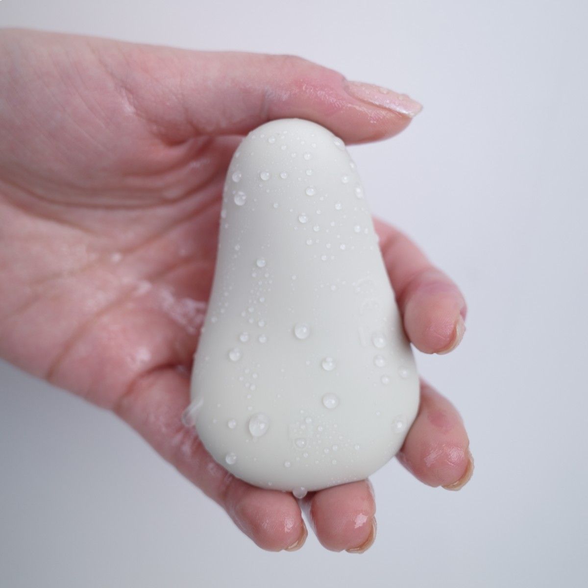 Серый вибромассажёр Opal 6