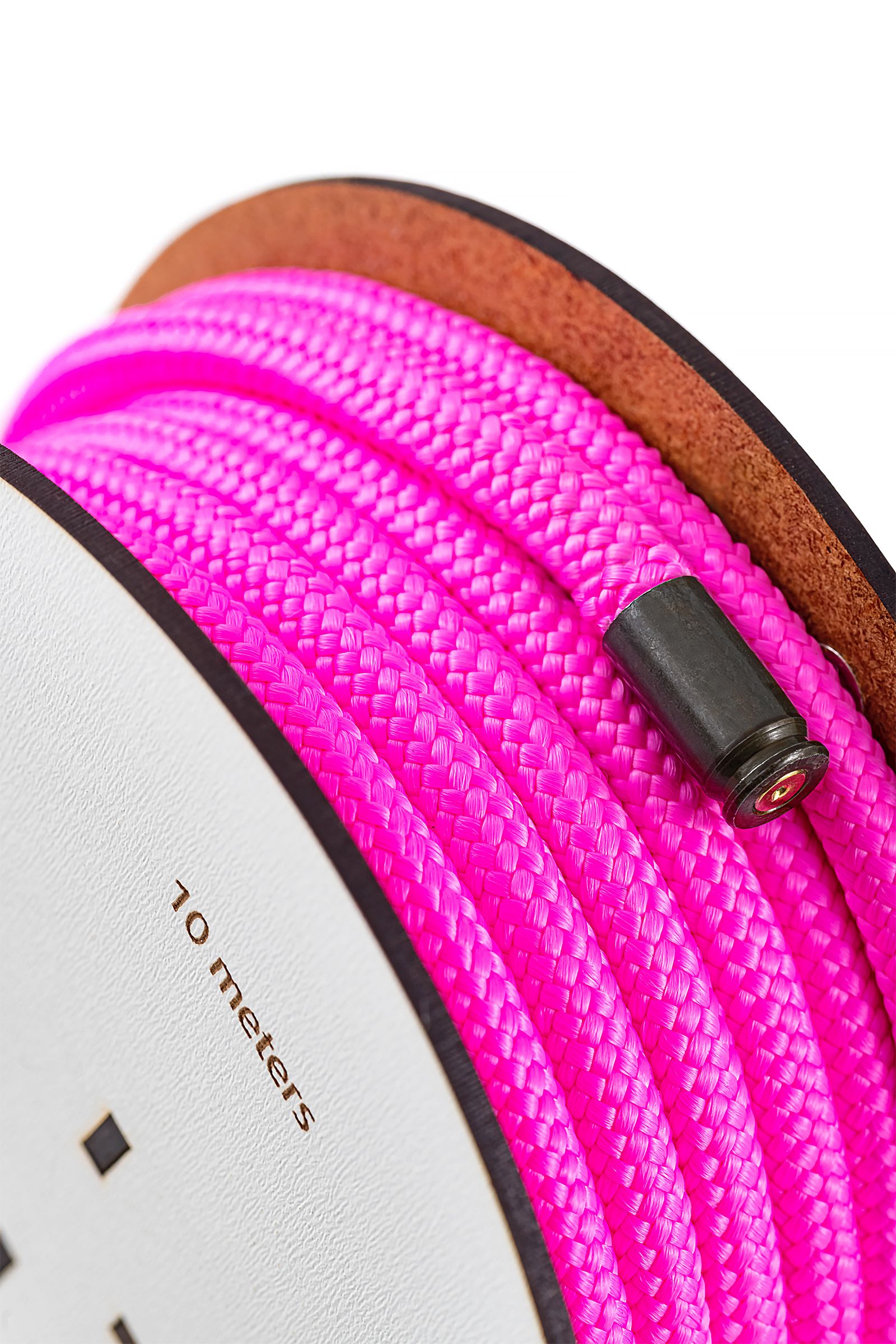 Розовая веревка для шибари на катушке - 10 м. 4