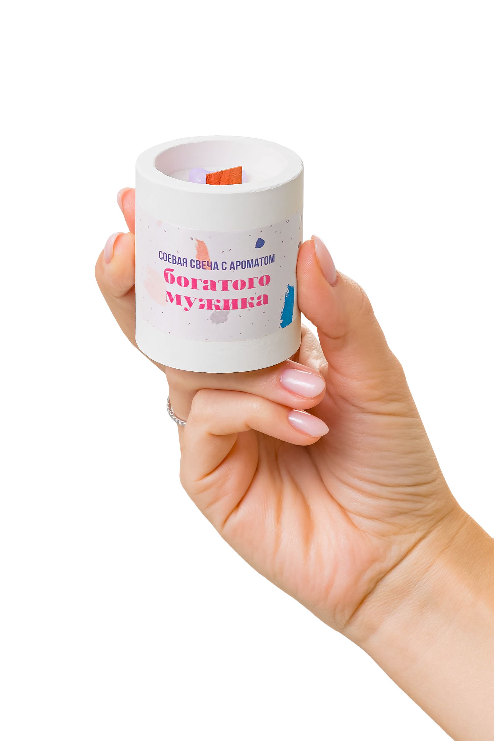 Ароматическая свеча «Богатый мужик» 2