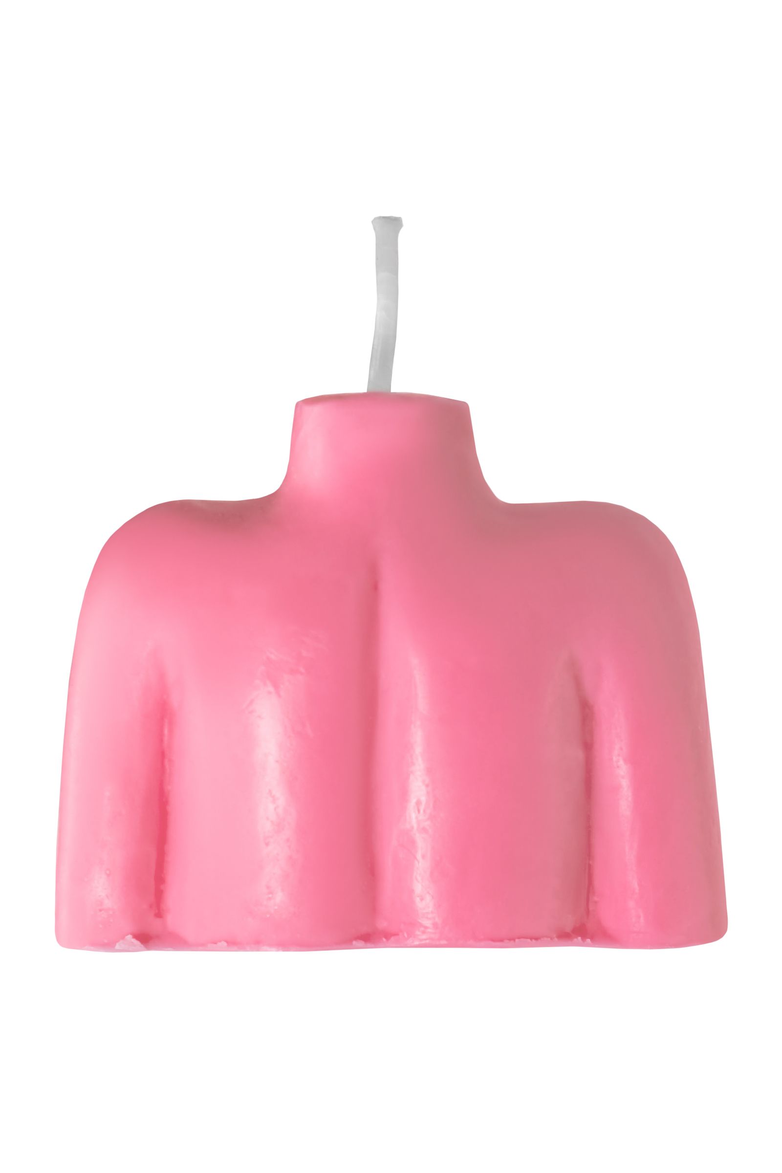 Розовая сувенирная свеча «Женский силуэт» 3