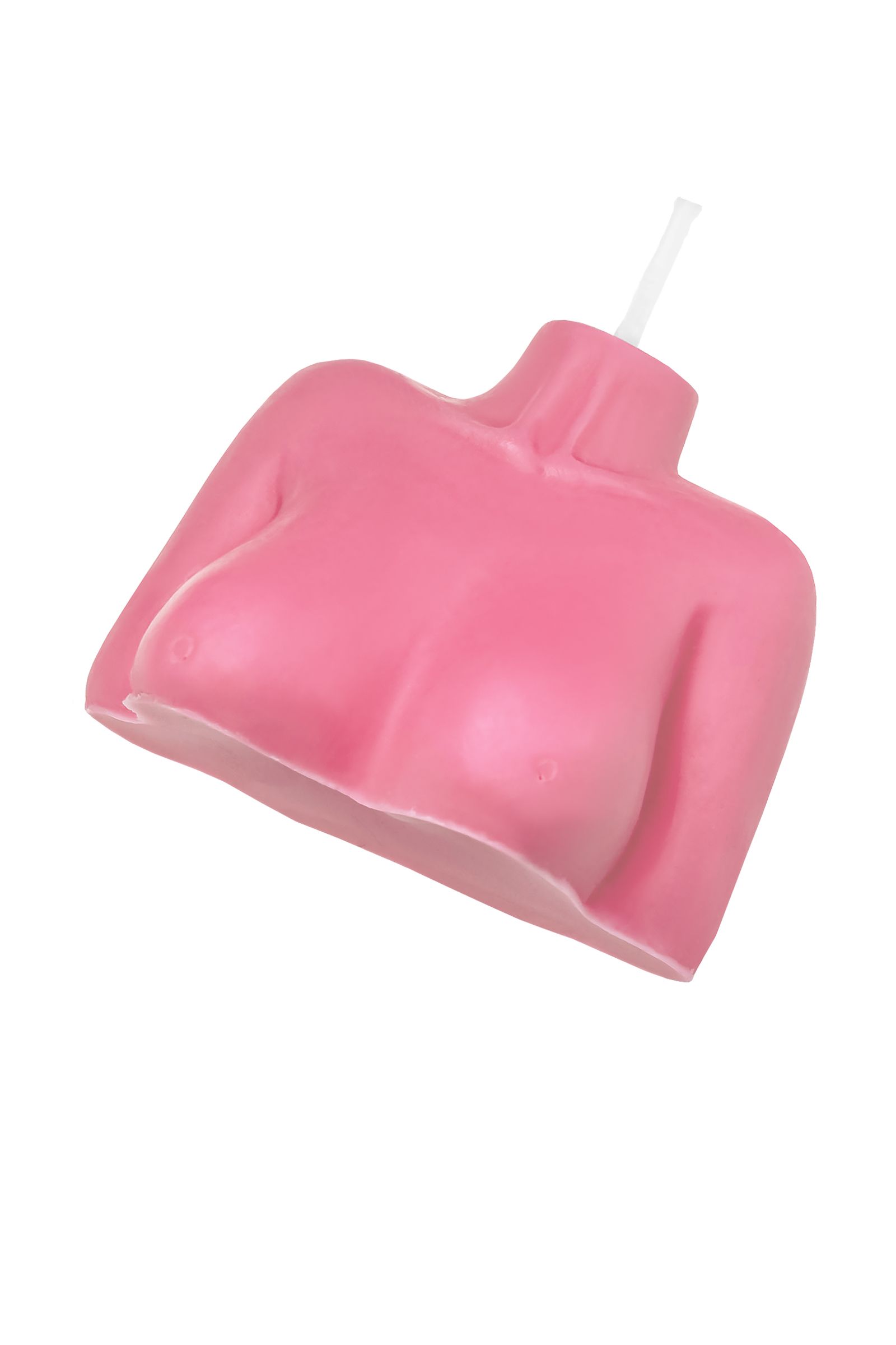 Розовая сувенирная свеча «Женский силуэт» 6