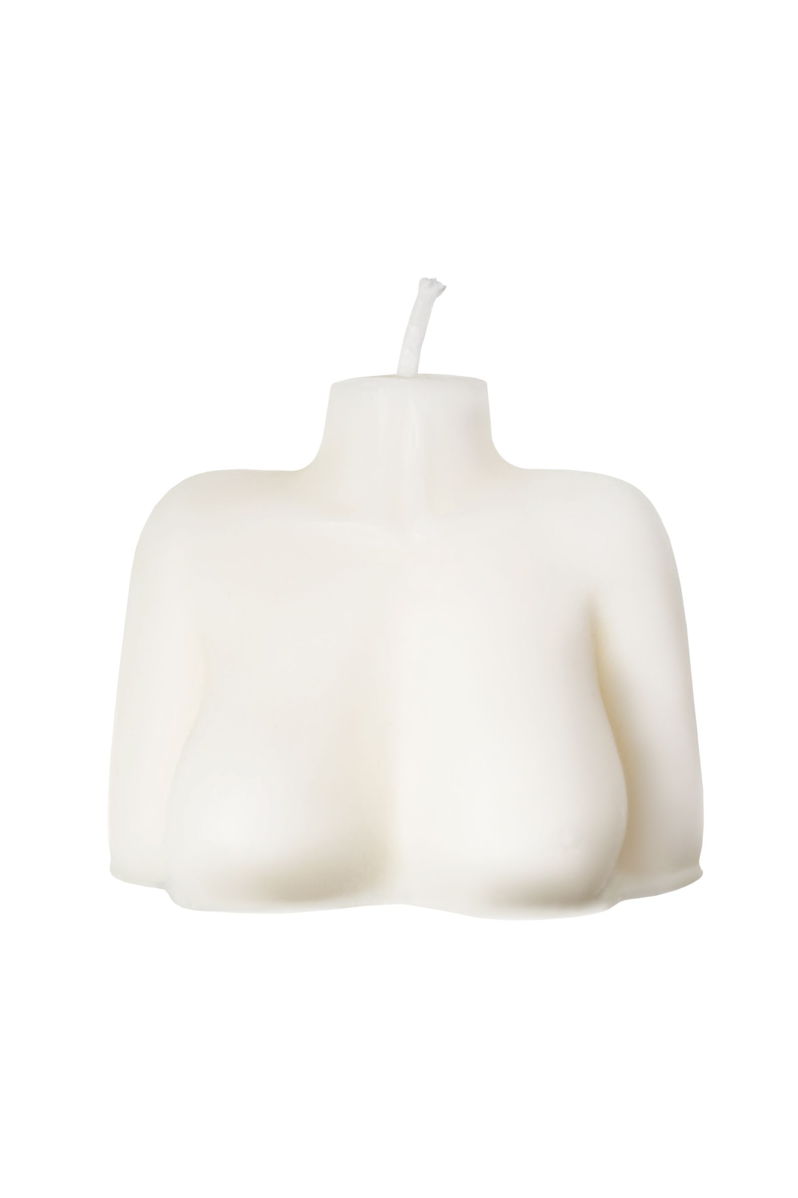 Белая сувенирная свеча «Женский силуэт» 2