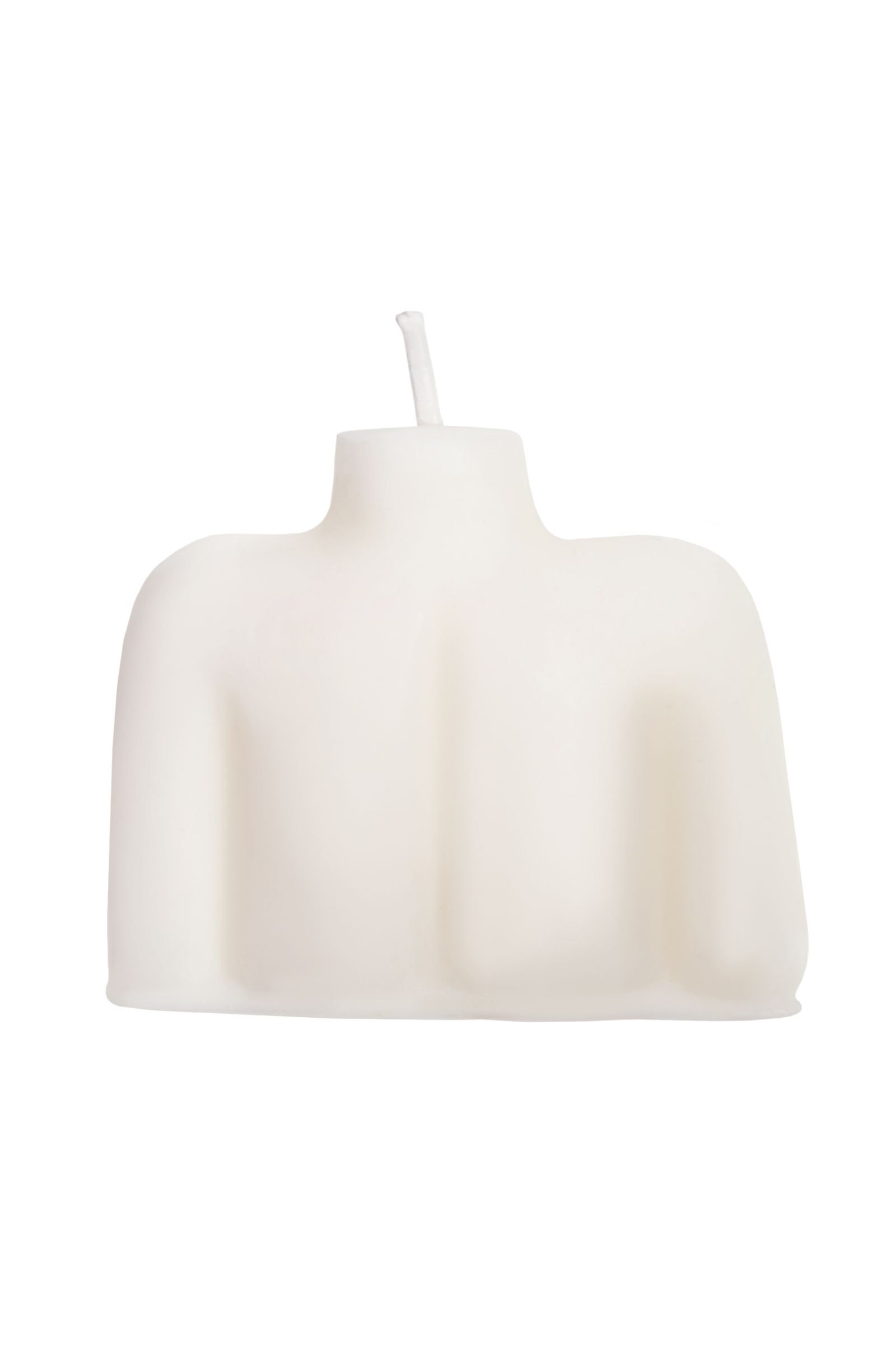 Белая сувенирная свеча «Женский силуэт» 3