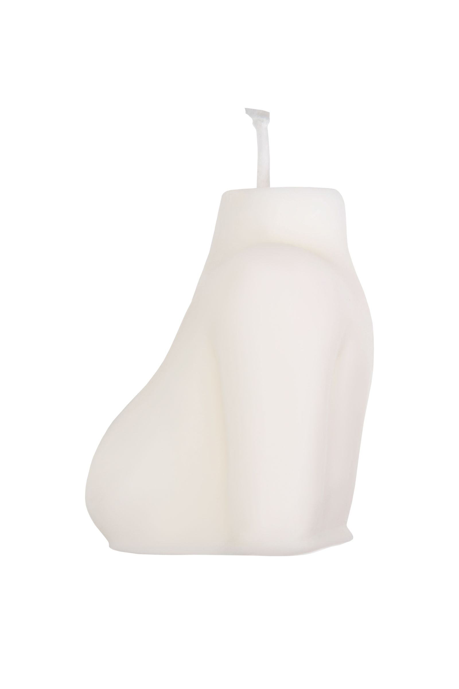 Белая сувенирная свеча «Женский силуэт» 4