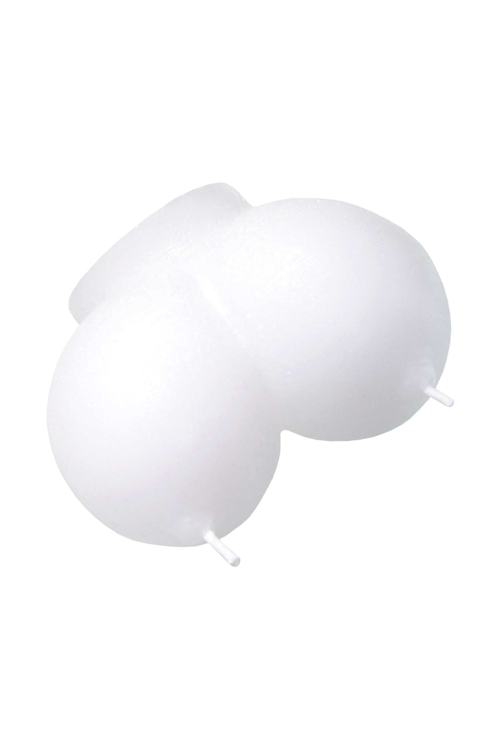 Белая сувенирная свеча «Сиськи» 3