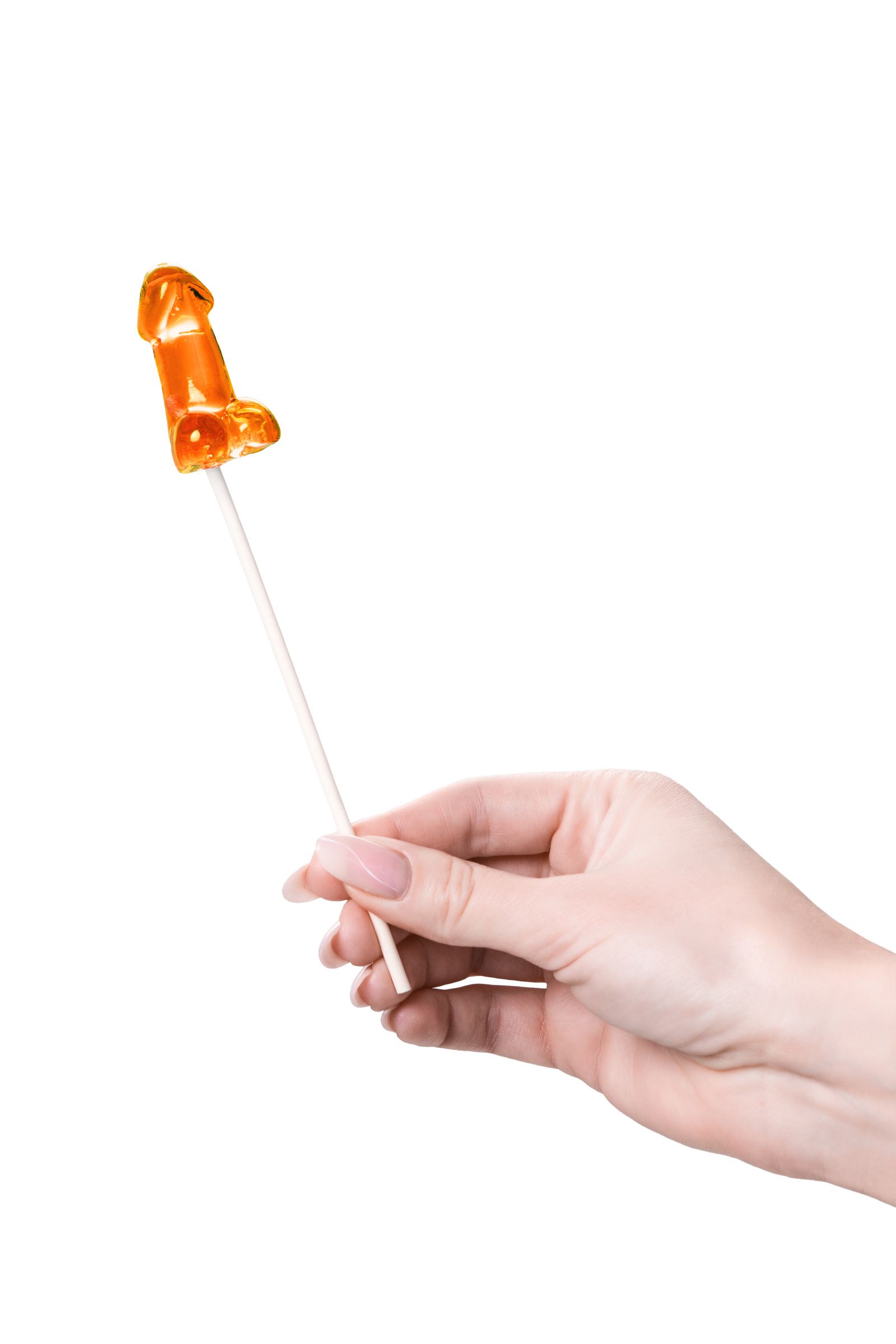 Набор из 2 мини-леденцов в форме члена со вкусом амаретто 2