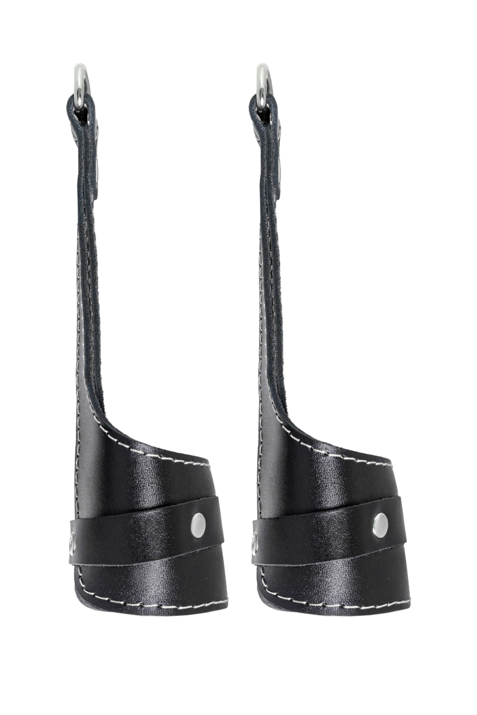 Черные подвесы с белой строчкой 5