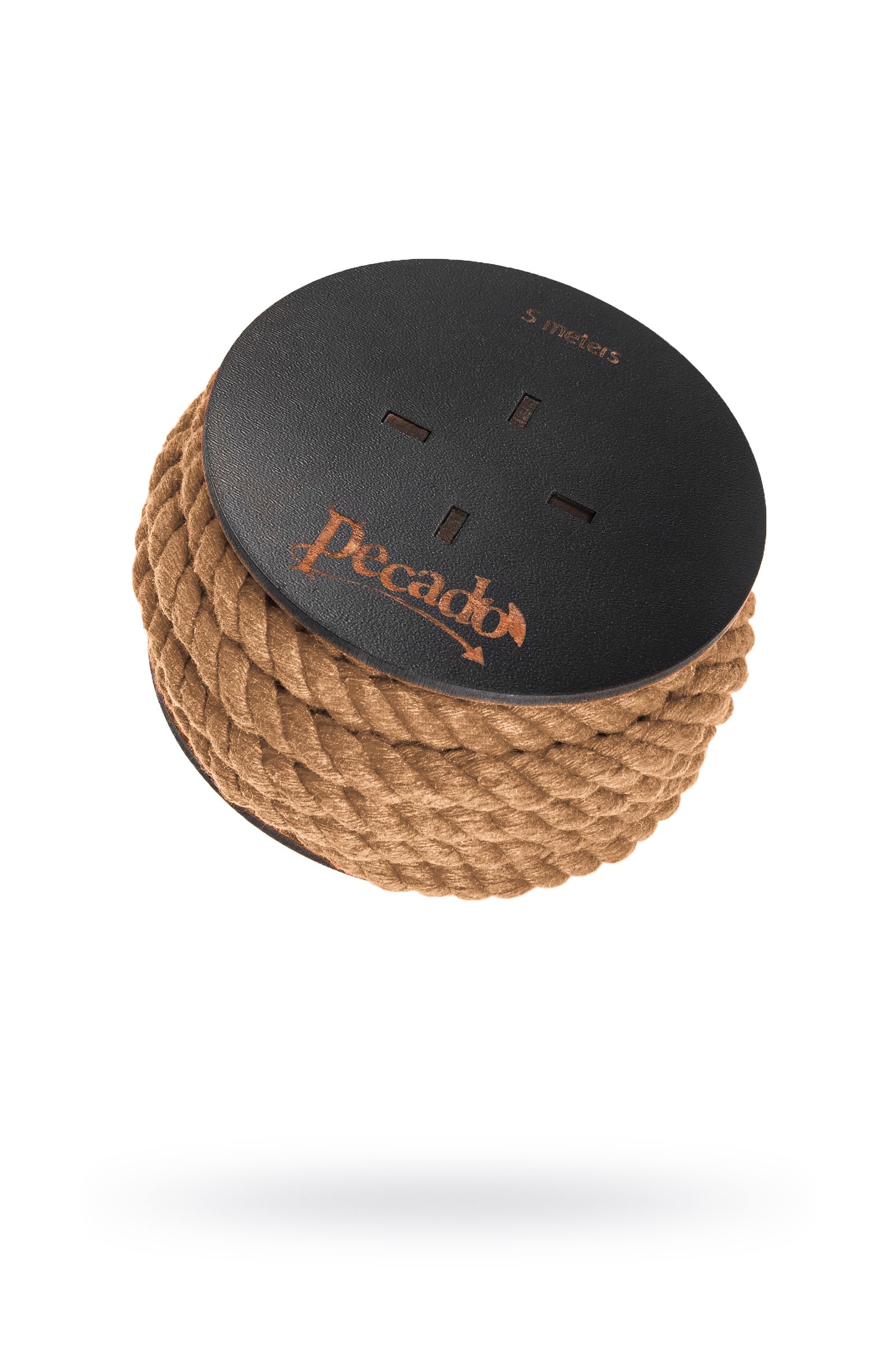 Джутовая веревка для шибари на катушке - 5 м. 2