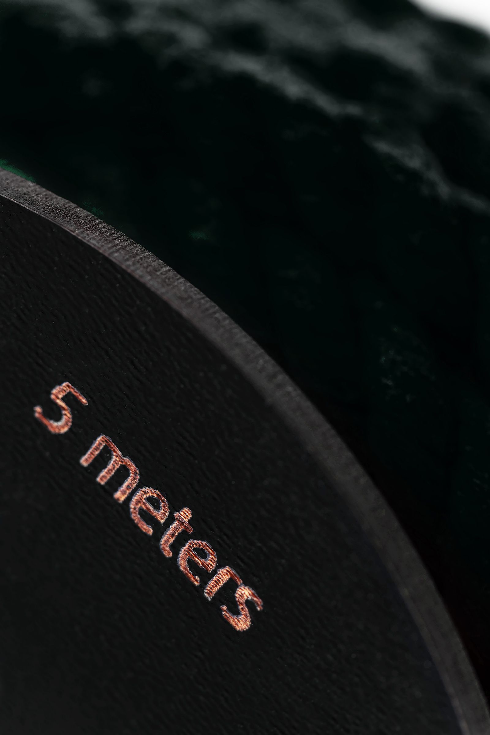 Черная веревка для шибари на катушке - 5 м. 6