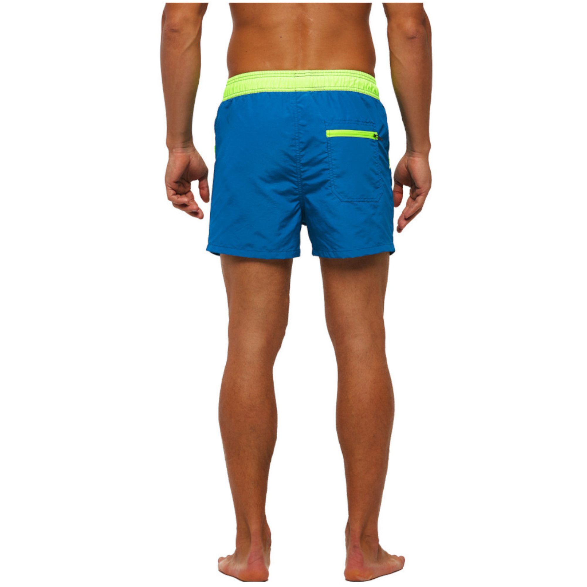 Бирюзовые пляжные мужские шорты 3