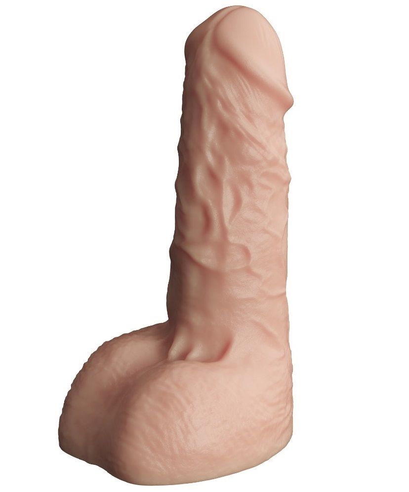 Телесный фаллоудлинитель с мошонкой Cock Next - 17 см. 1