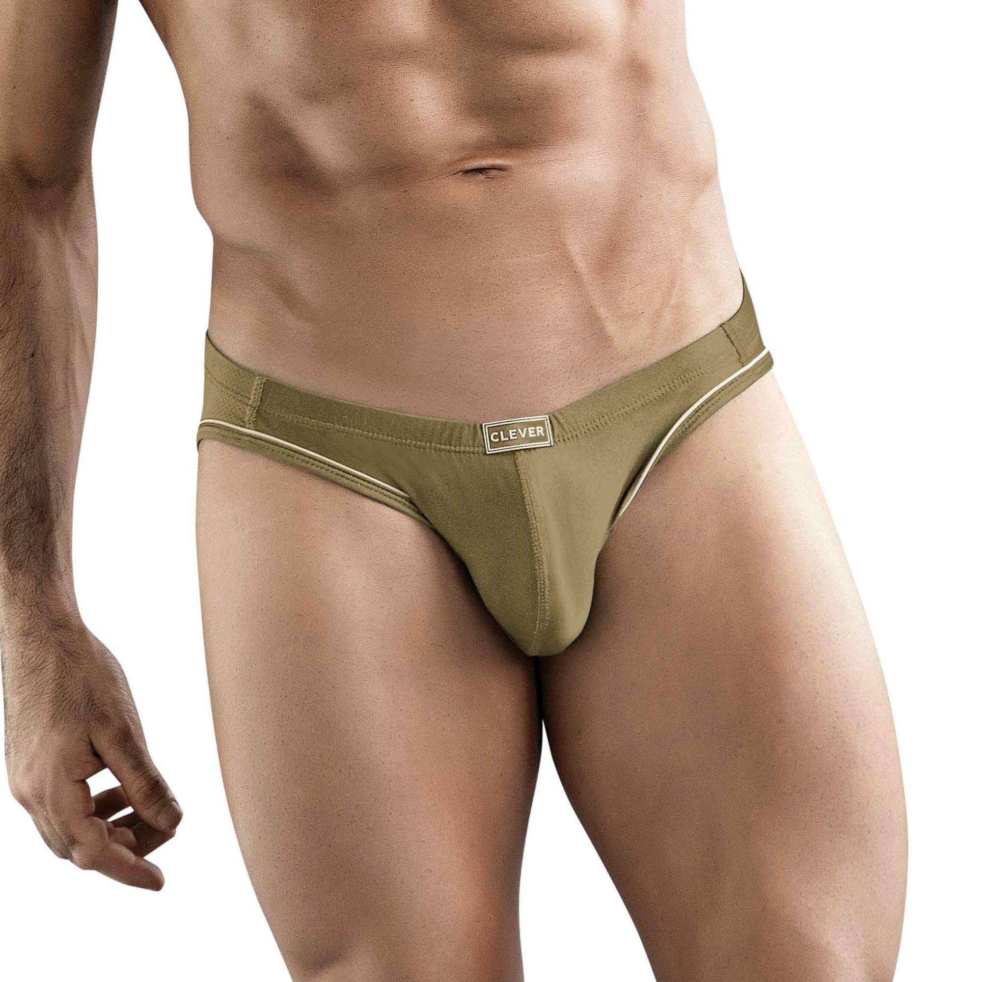 Мужские трусы-слипы цвета хаки Clever Argovia Brief 1