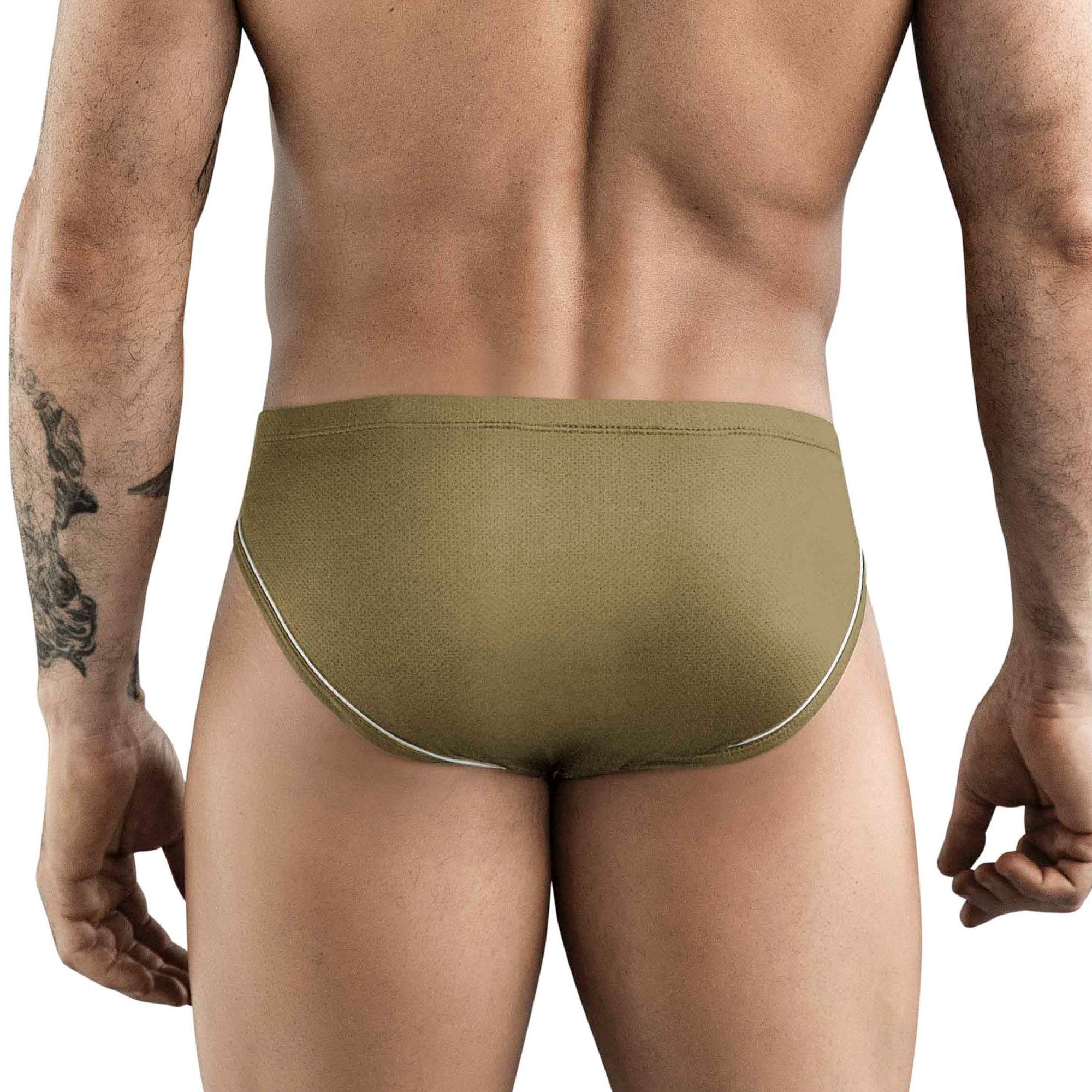 Мужские трусы-слипы цвета хаки Clever Argovia Brief 3