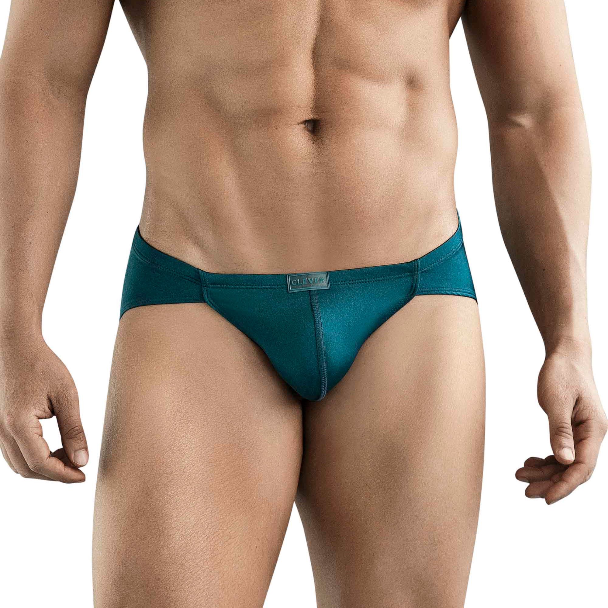 Бирюзовые мужские трусы-брифы Clever Celestial Brief 1