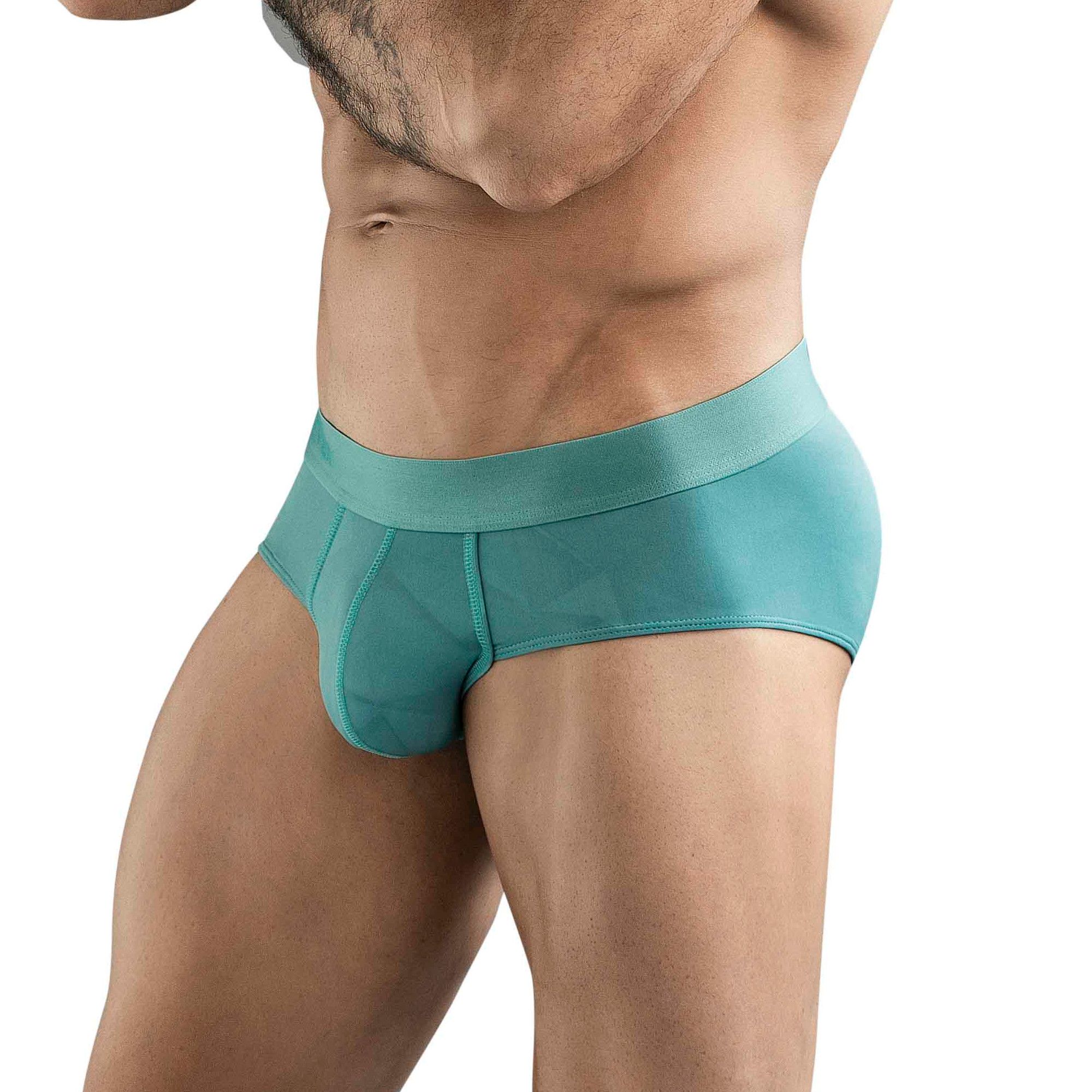 Зеленые мужские трусы-брифы Clever Sapphire Brief 2