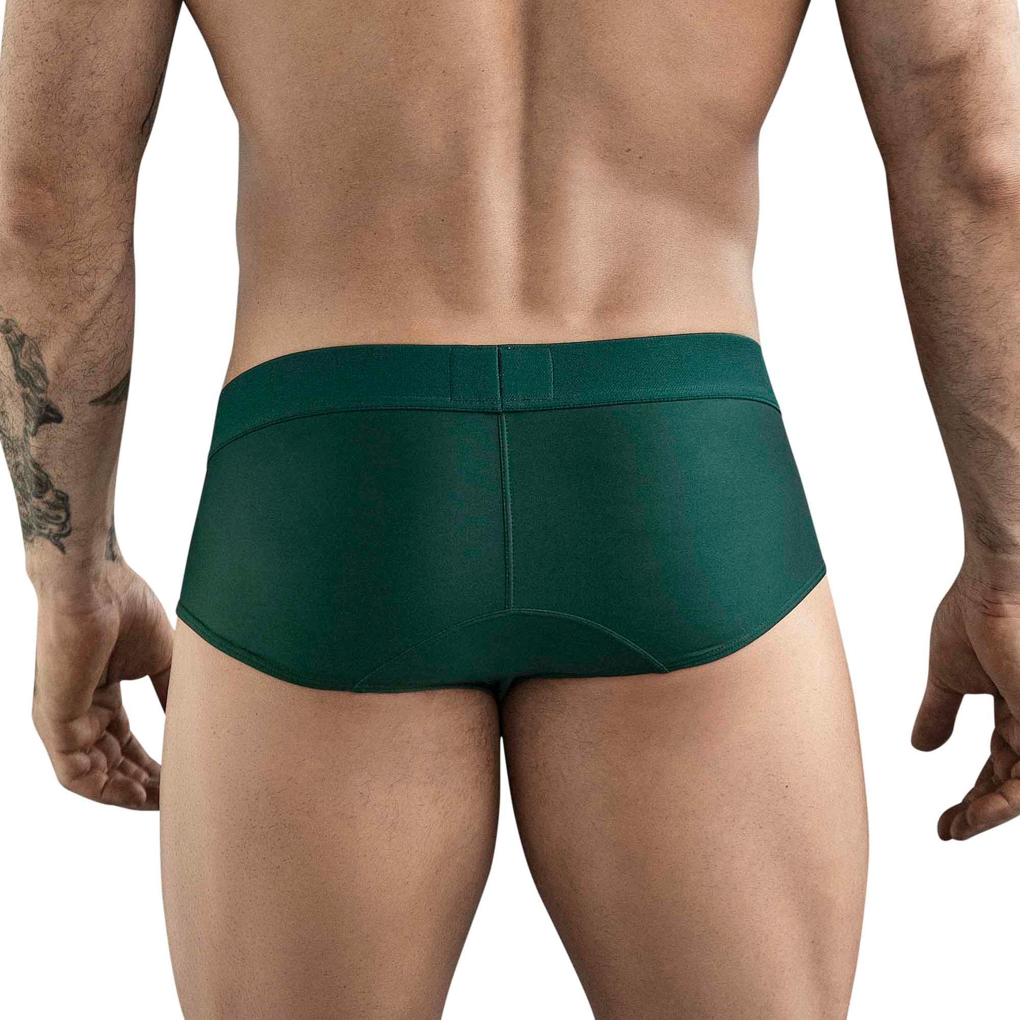 Темно-зеленые мужские трусы-брифы Clever Sapphire Brief 3