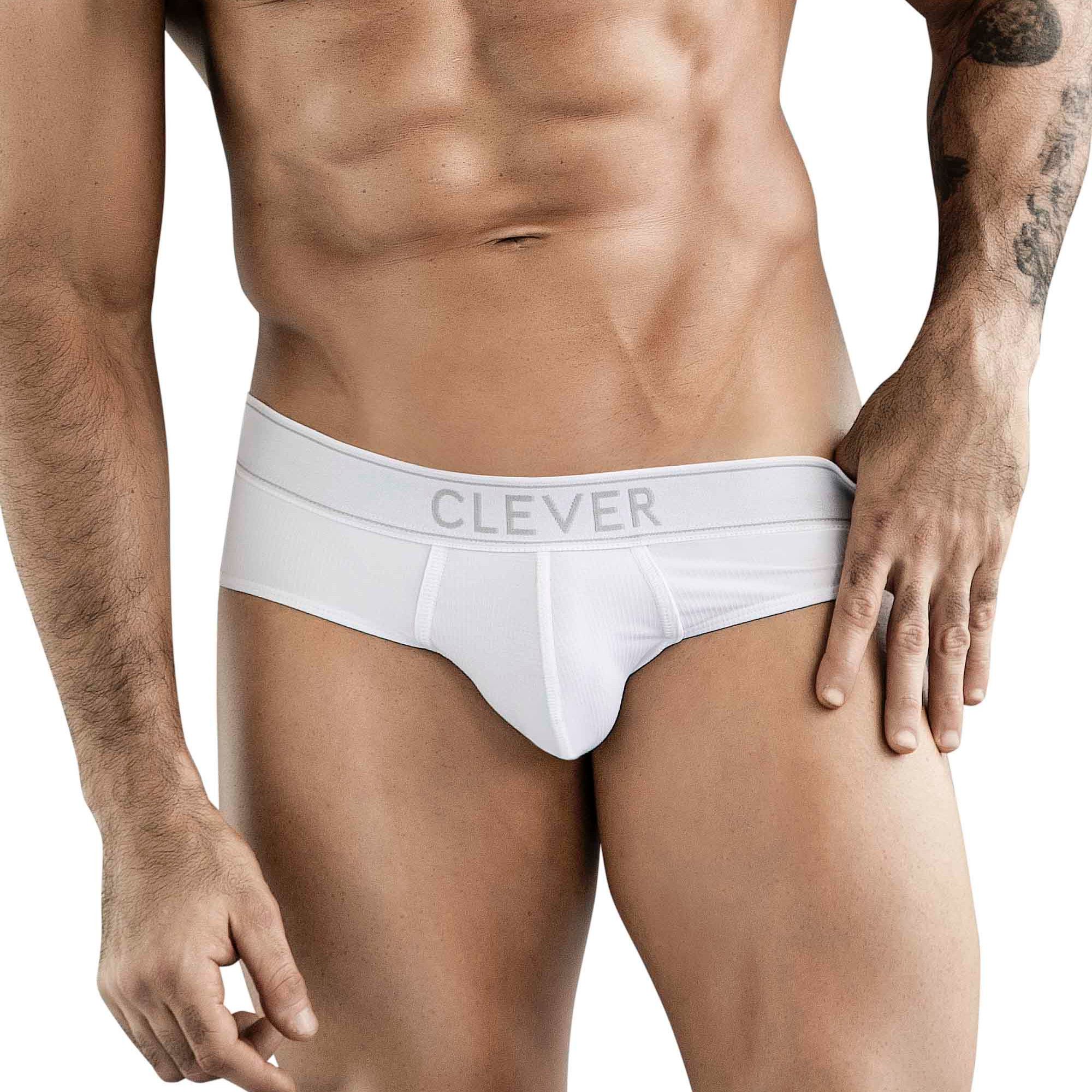 Белые мужские трусы-брифы Clever Berna Classic Brief 1