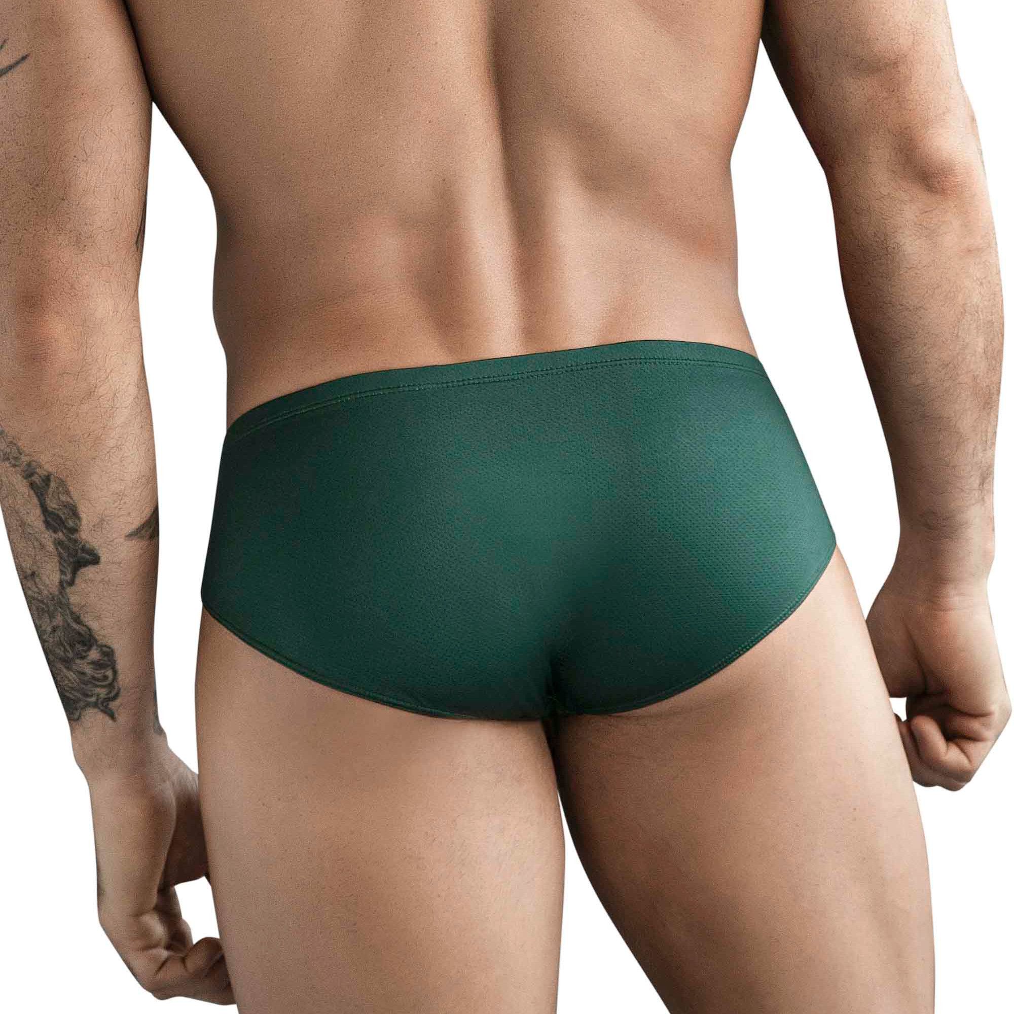 Зеленые мужские трусы-брифы Clever Optimo Brief 3