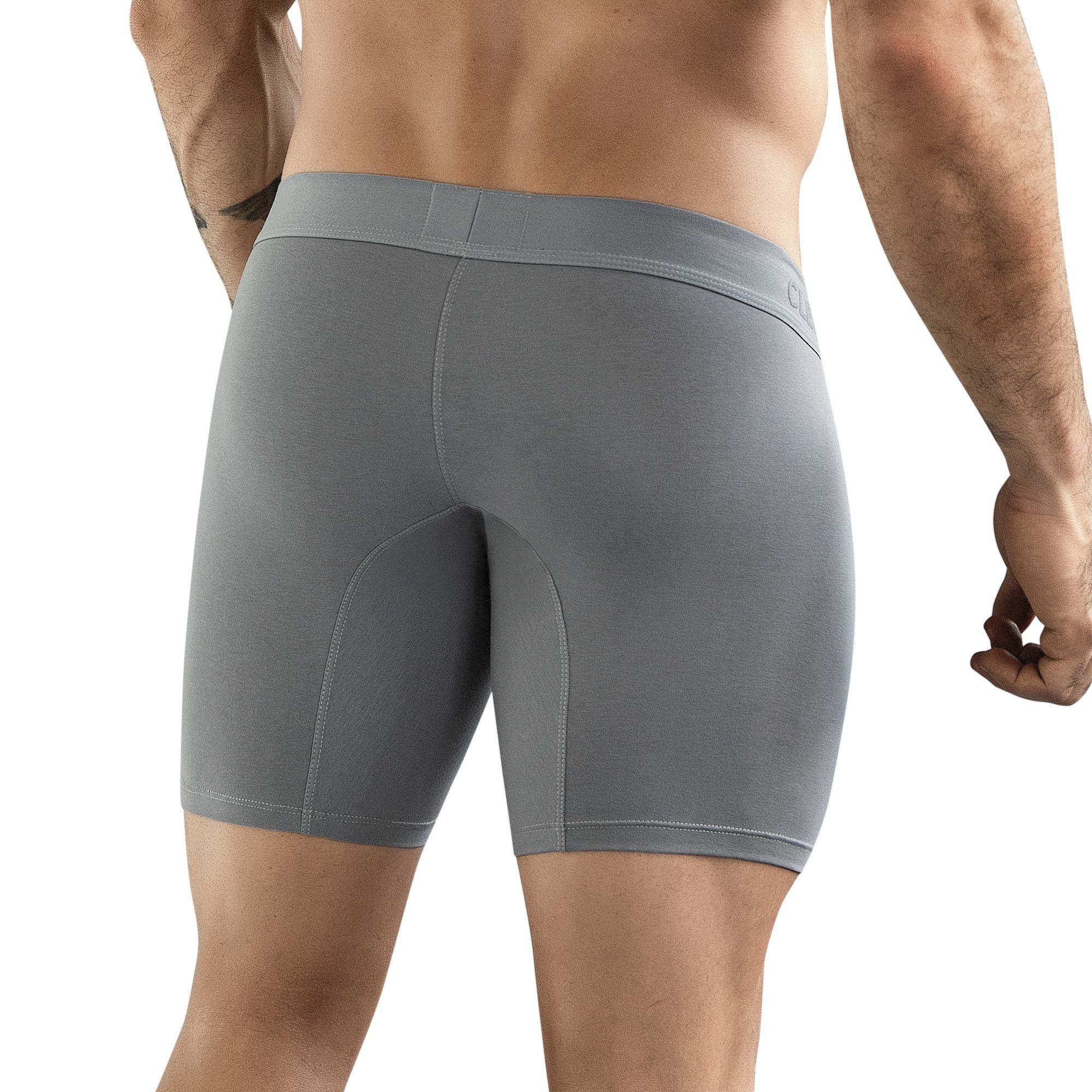 Серые удлиненные трусы-боксеры Caribbean Long Boxer 2