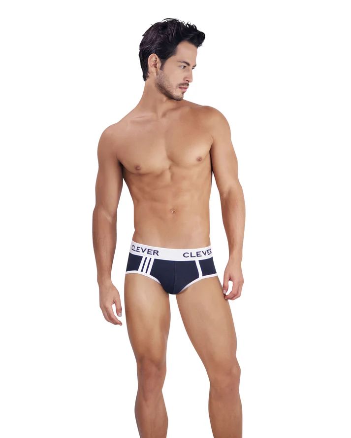 Черные хлопковые трусы-брифы Clever Piping Brief 1