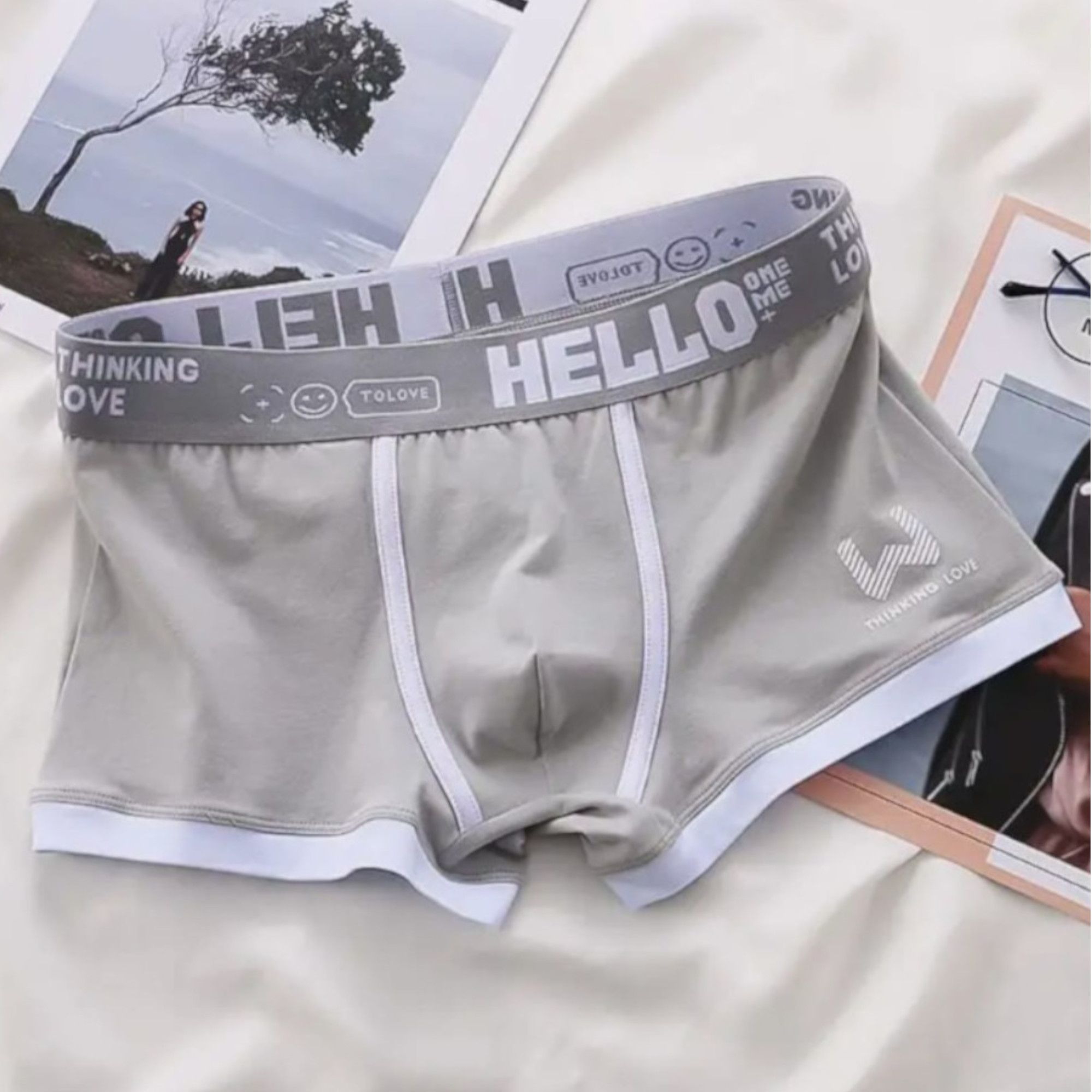 Набор из 4 мужских трусов-боксеров 3