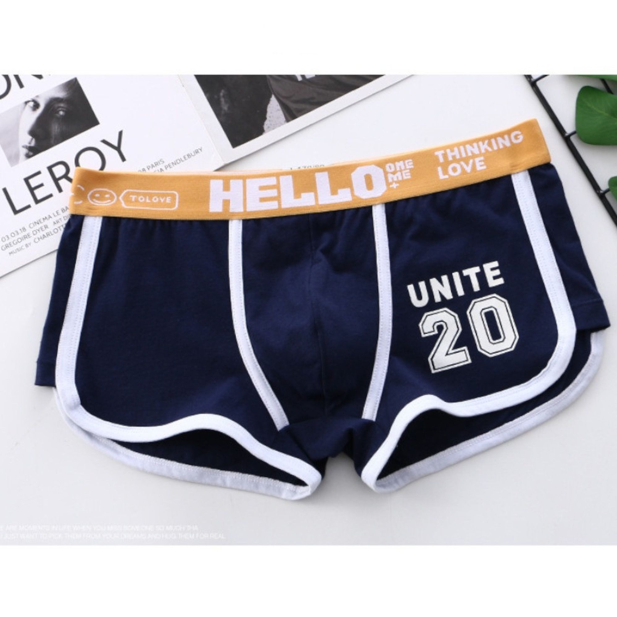 Набор из 4 мужских цветных трусов-боксеров 2