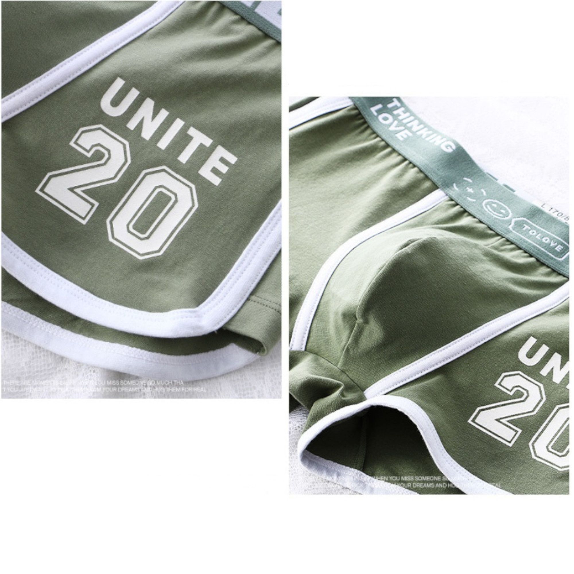 Набор из 4 мужских цветных трусов-боксеров 3