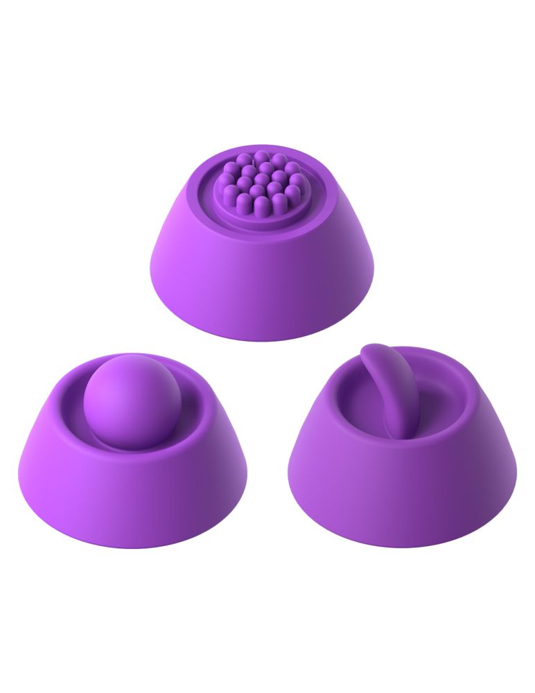 Фиолетовый вибратор с тройной стимуляцией Intimotion Pulse Pro - 24 см. 5