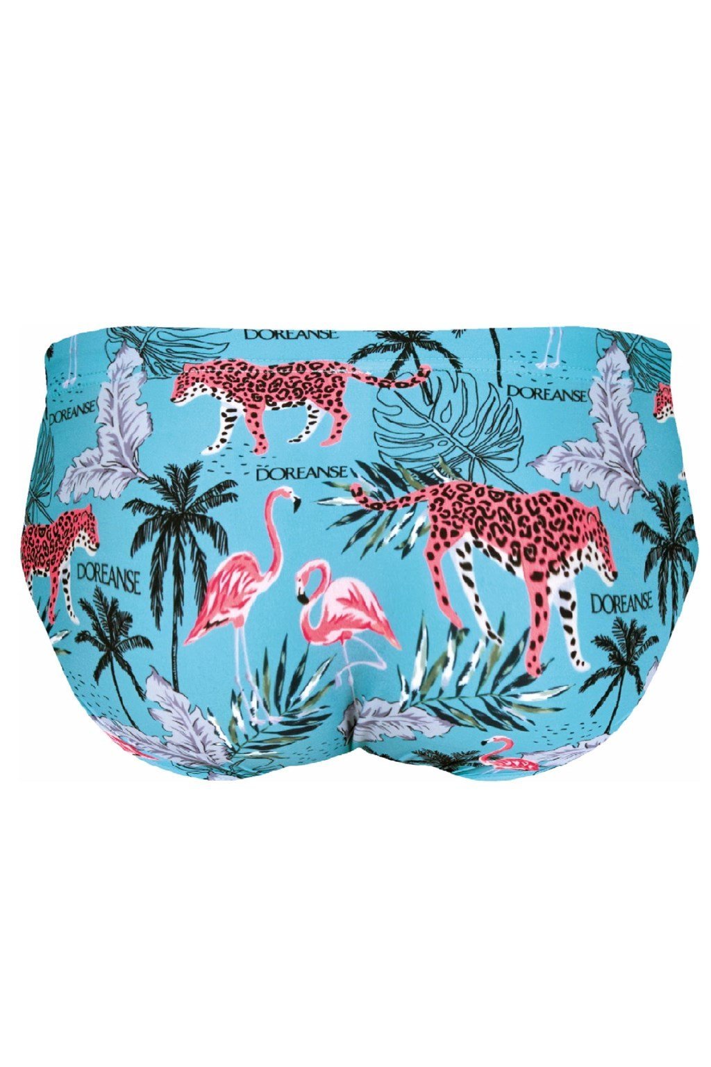 Бирюзовые мужские плавки с оригинальным принтом Doreanse Mayo 5