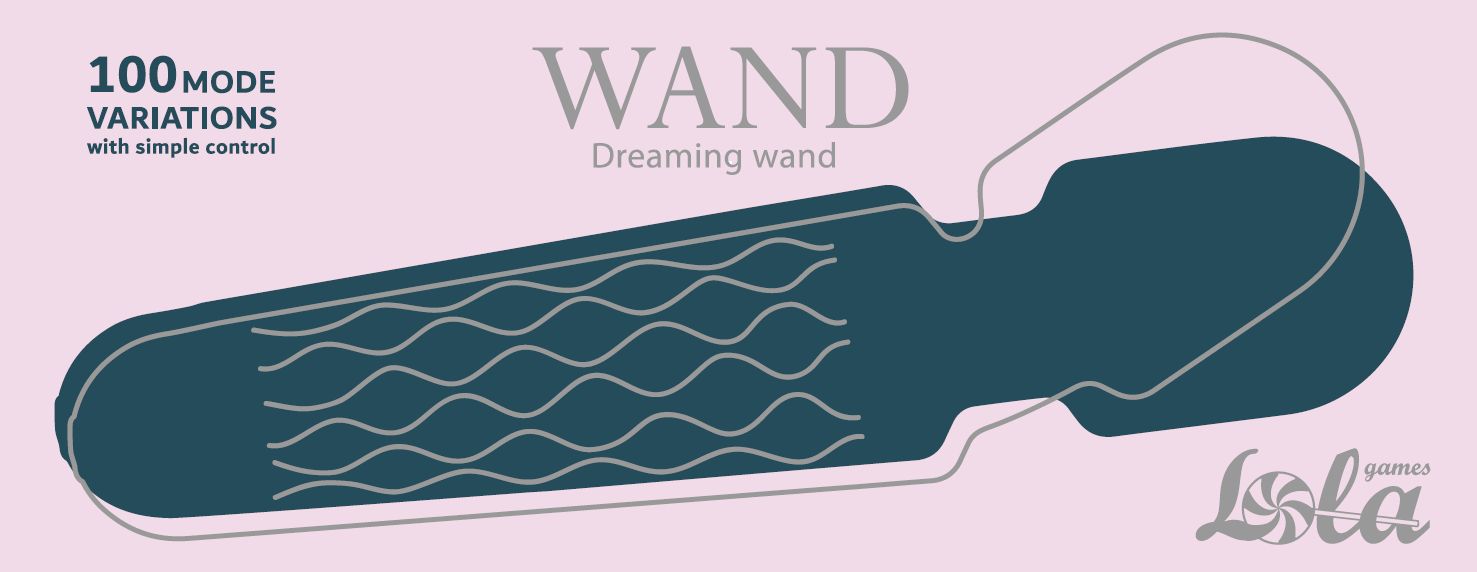 Зеленый жезловый вибромассажер Dreaming Wand - 20 см. 8