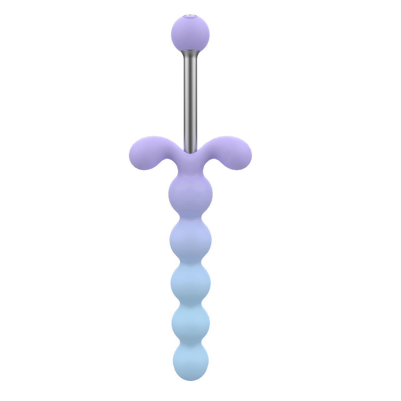 Анальная ёлочка с вибрацией Youivic - 16,4 см. 1