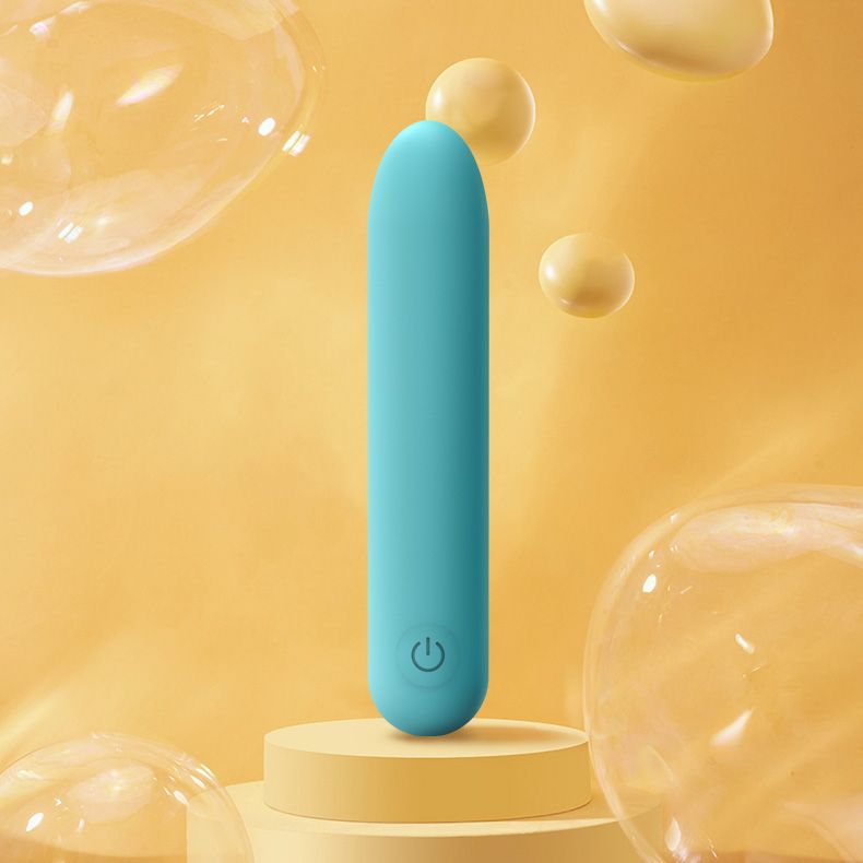 Бирюзовая перезаряжаемая вибропуля Youvic 3