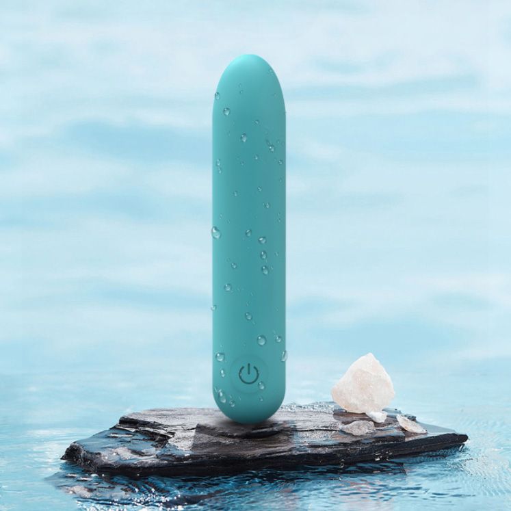 Бирюзовая перезаряжаемая вибропуля Youvic 4