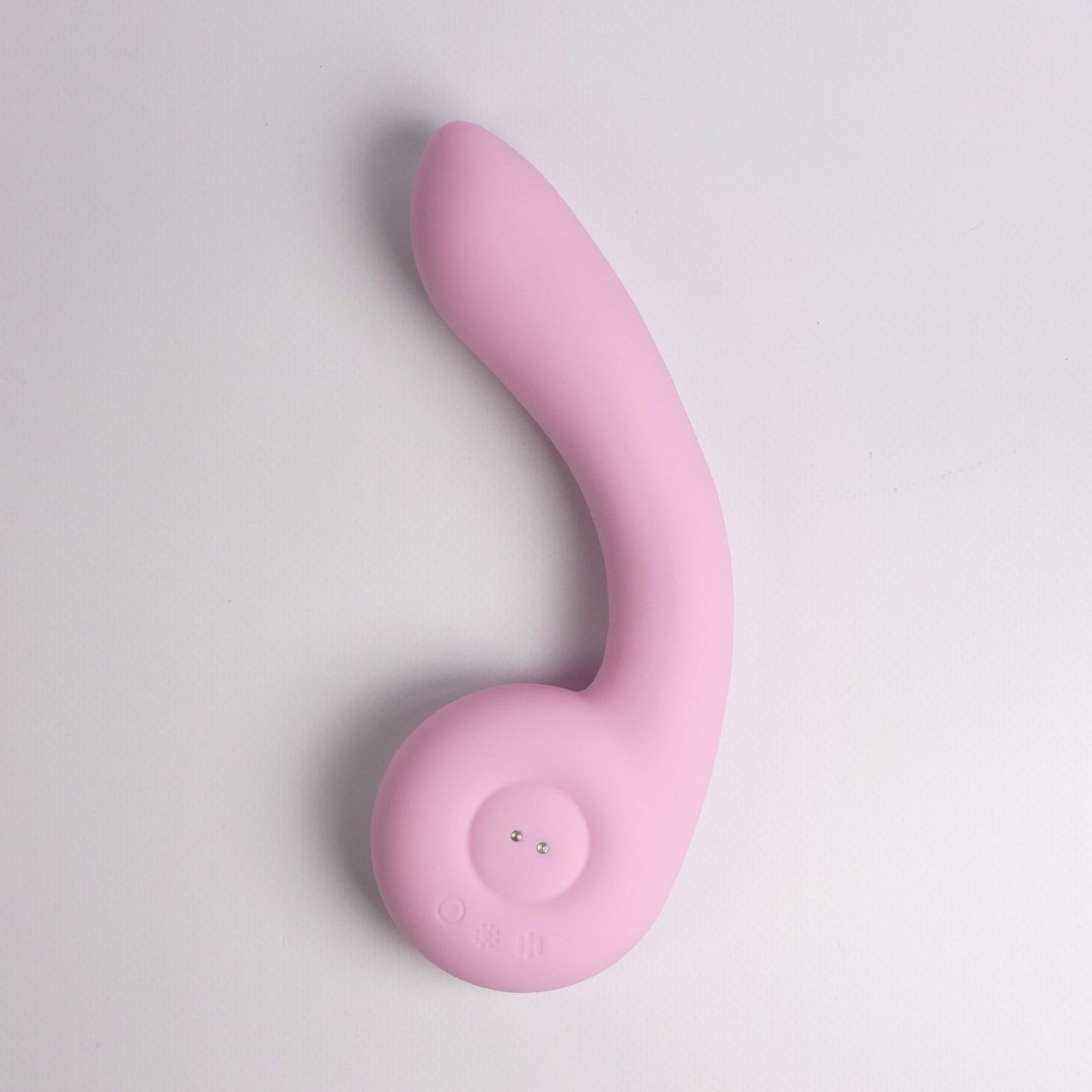 Розовый вибростимулятор точки G с нагревом Bendable Heating G-Spot Vibrator 5