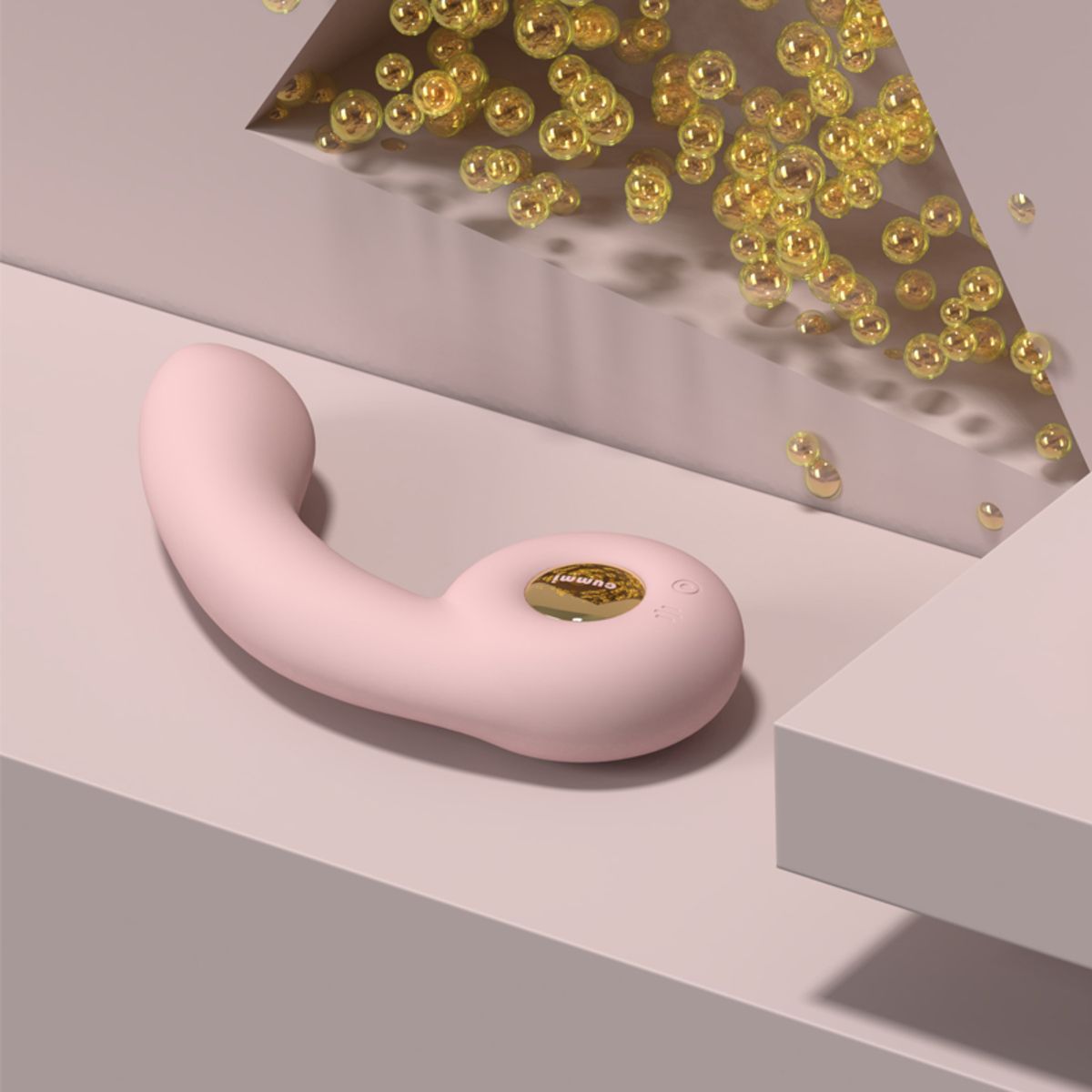 Розовый вибростимулятор точки G с нагревом Bendable Heating G-Spot Vibrator 7