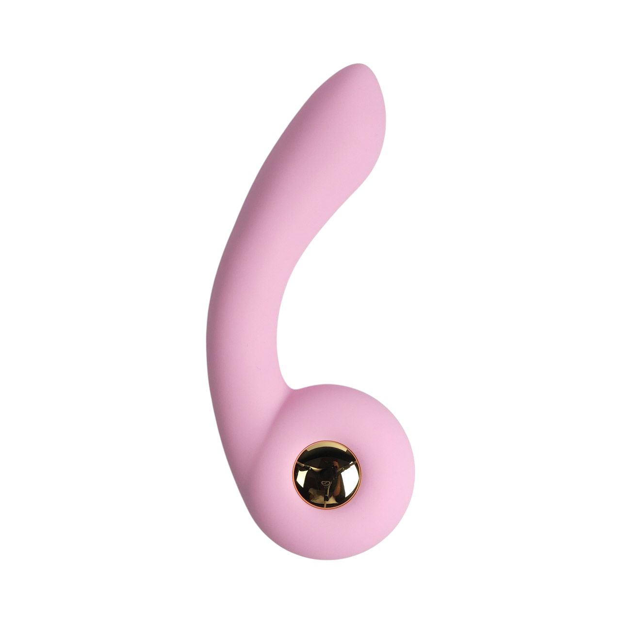 Розовый вибростимулятор точки G с нагревом Bendable Heating G-Spot Vibrator 1