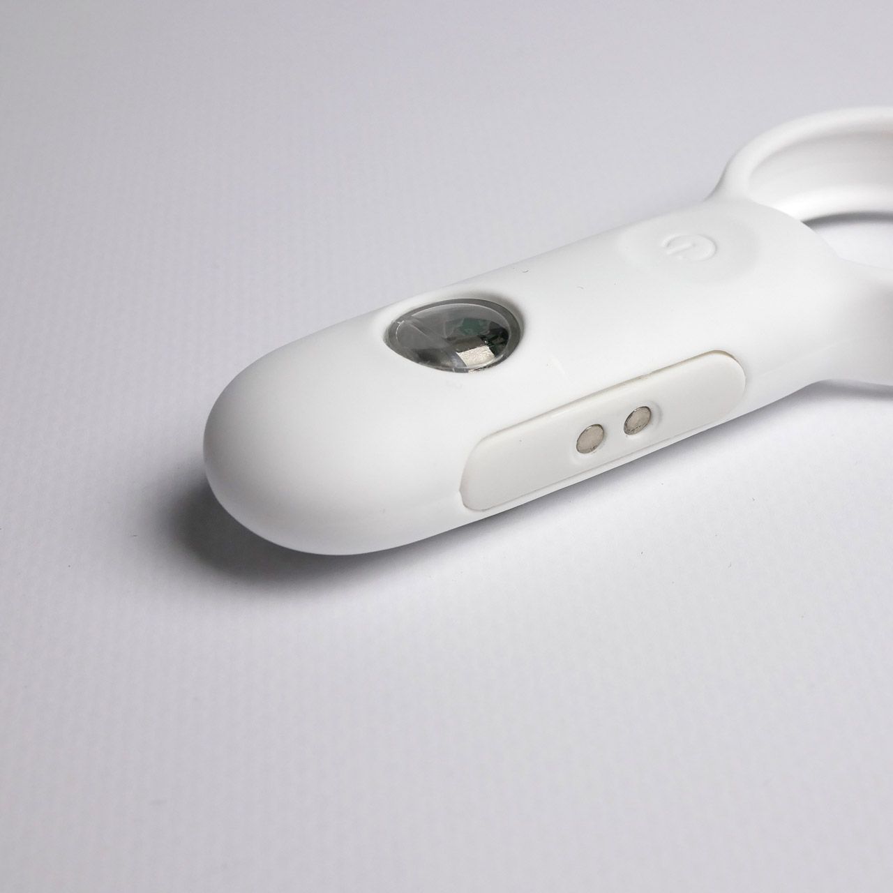 Белое эрекционное виброкольцо с пультом ДУ 10