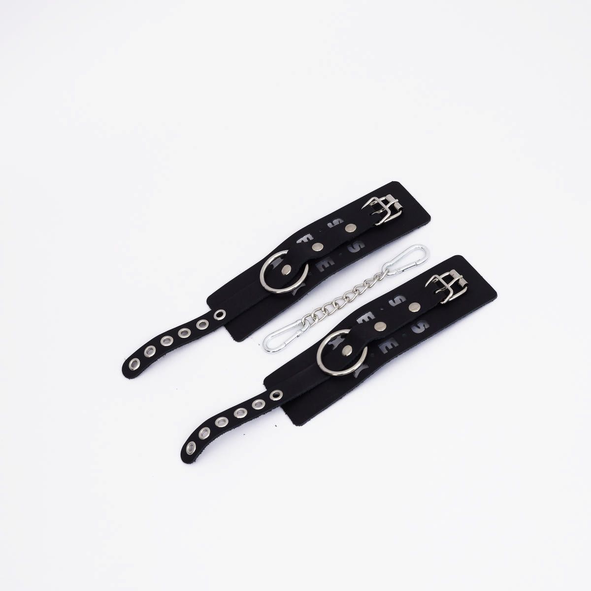 Черные кожаные наручники Sex 2