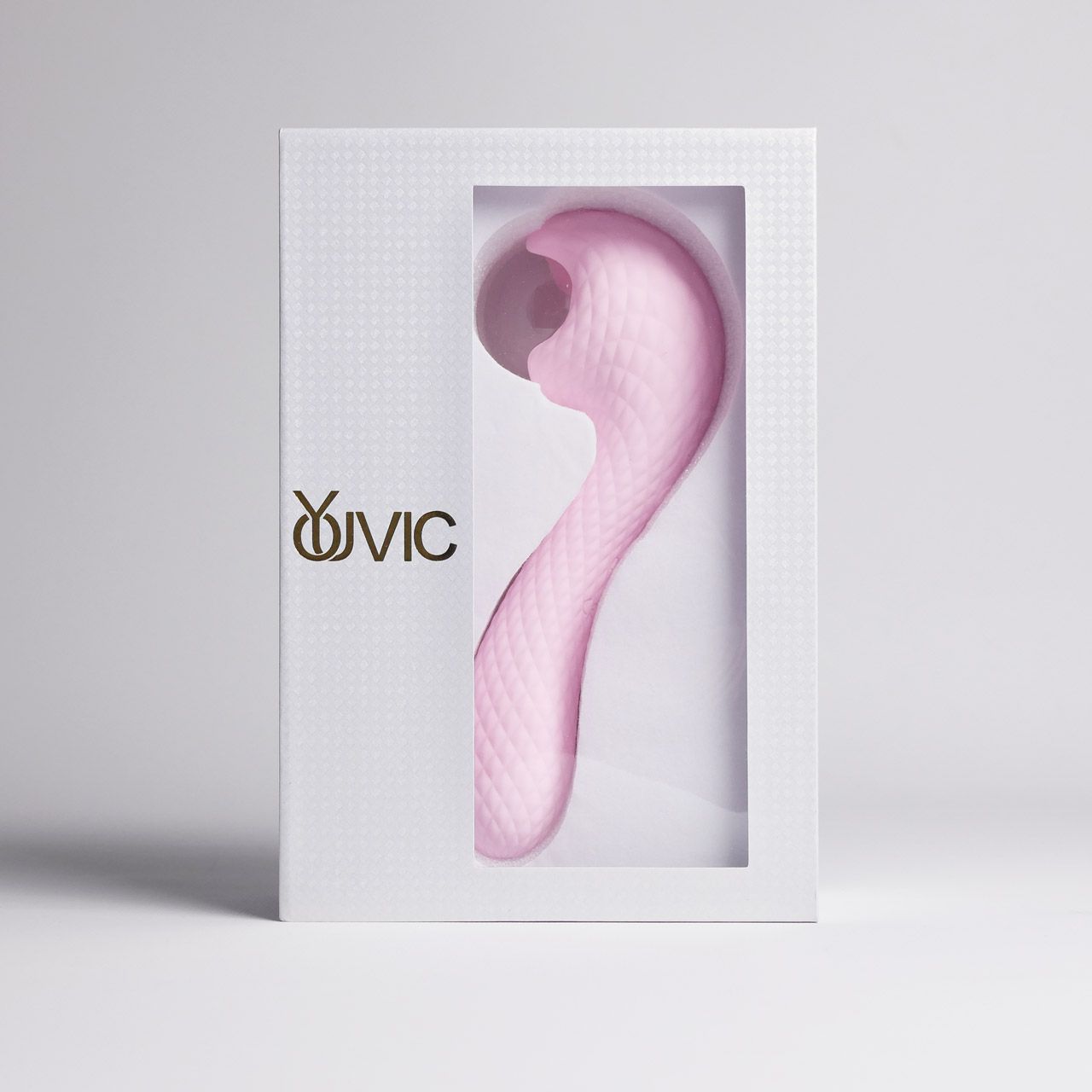 Розовый вибромассажёр с деликатными токами 2