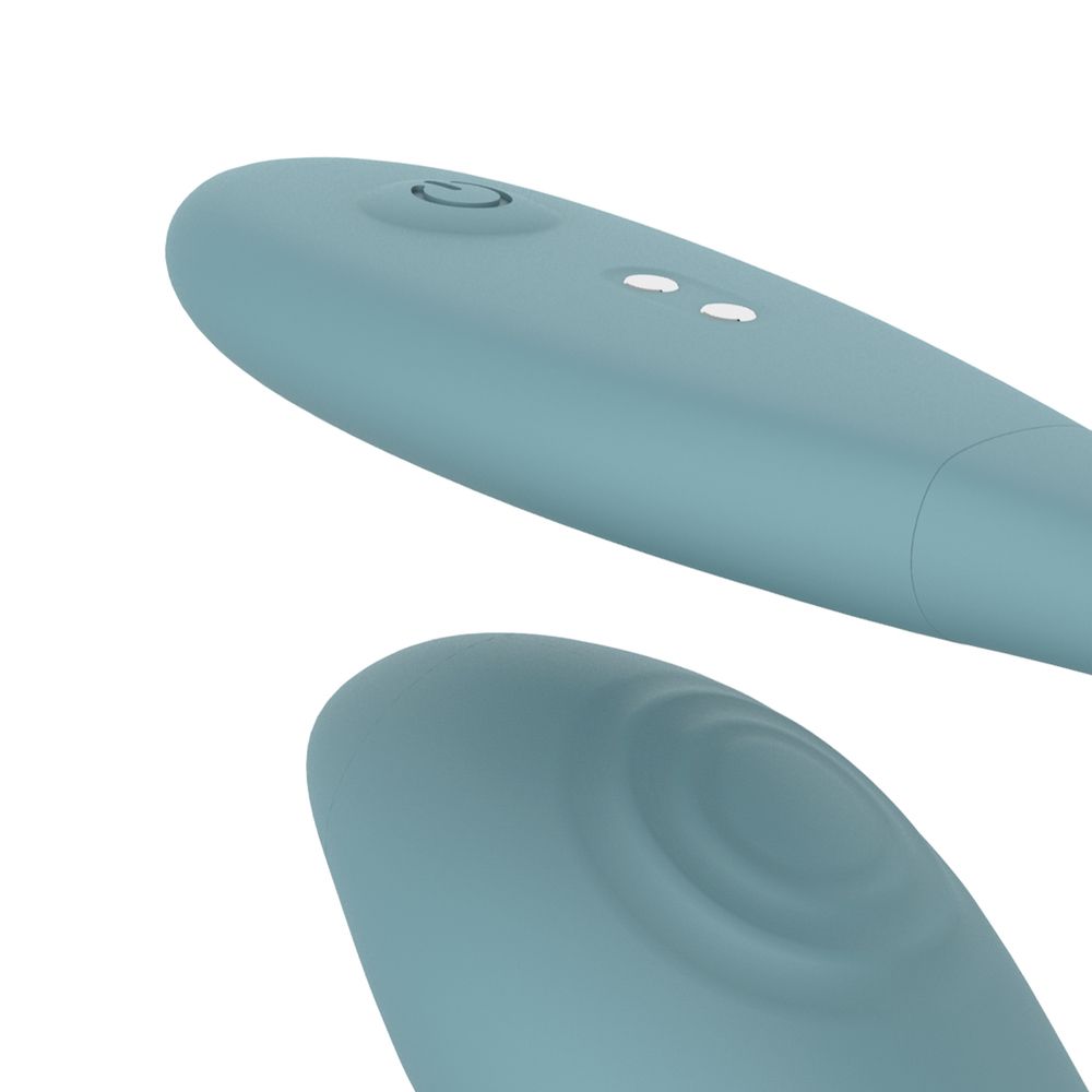 Голубое виброяйцо The Daisy 8