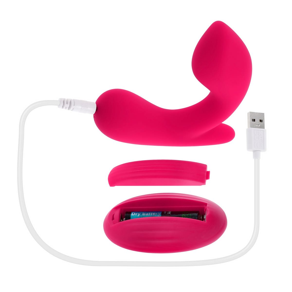 Розовый вибростимулятор G зоны All About the Bass 4